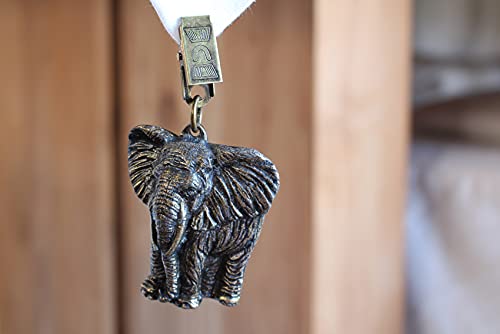 African Elephant Tablecloth Weights - Decorative & Functional Kitchen & Dining Accessories for Outdoor Picnics, Parties, and Home Decor