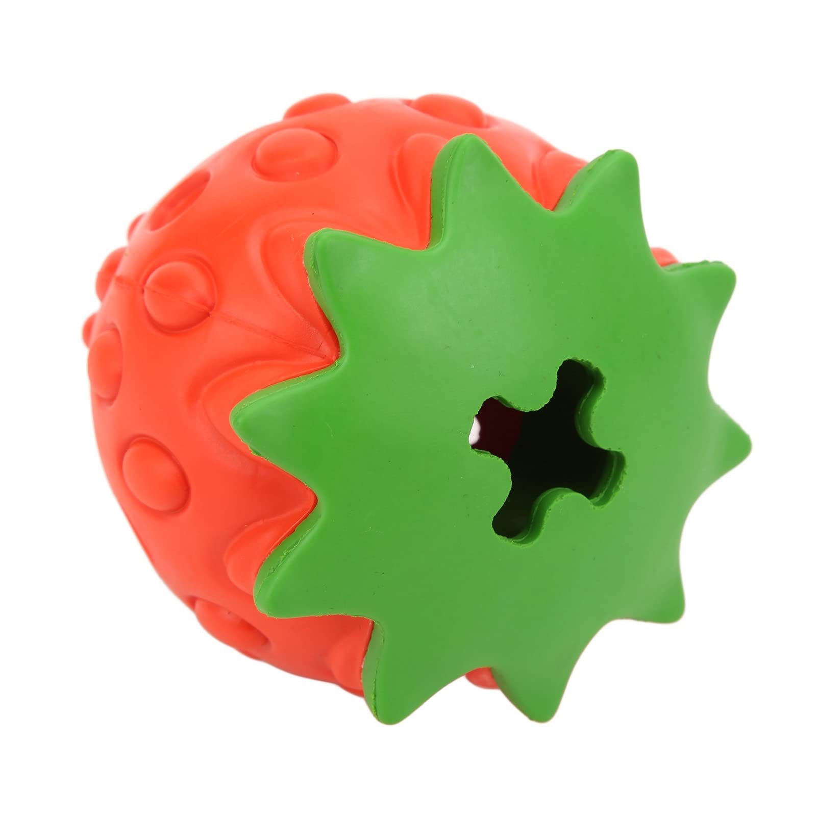 Durable Dog Chew Toy - Interactive Dental Chew for Teeth Cleaning & Tummy Relief - Red Pet Chewing Toy for Anxiety Relief & Playtime Fun