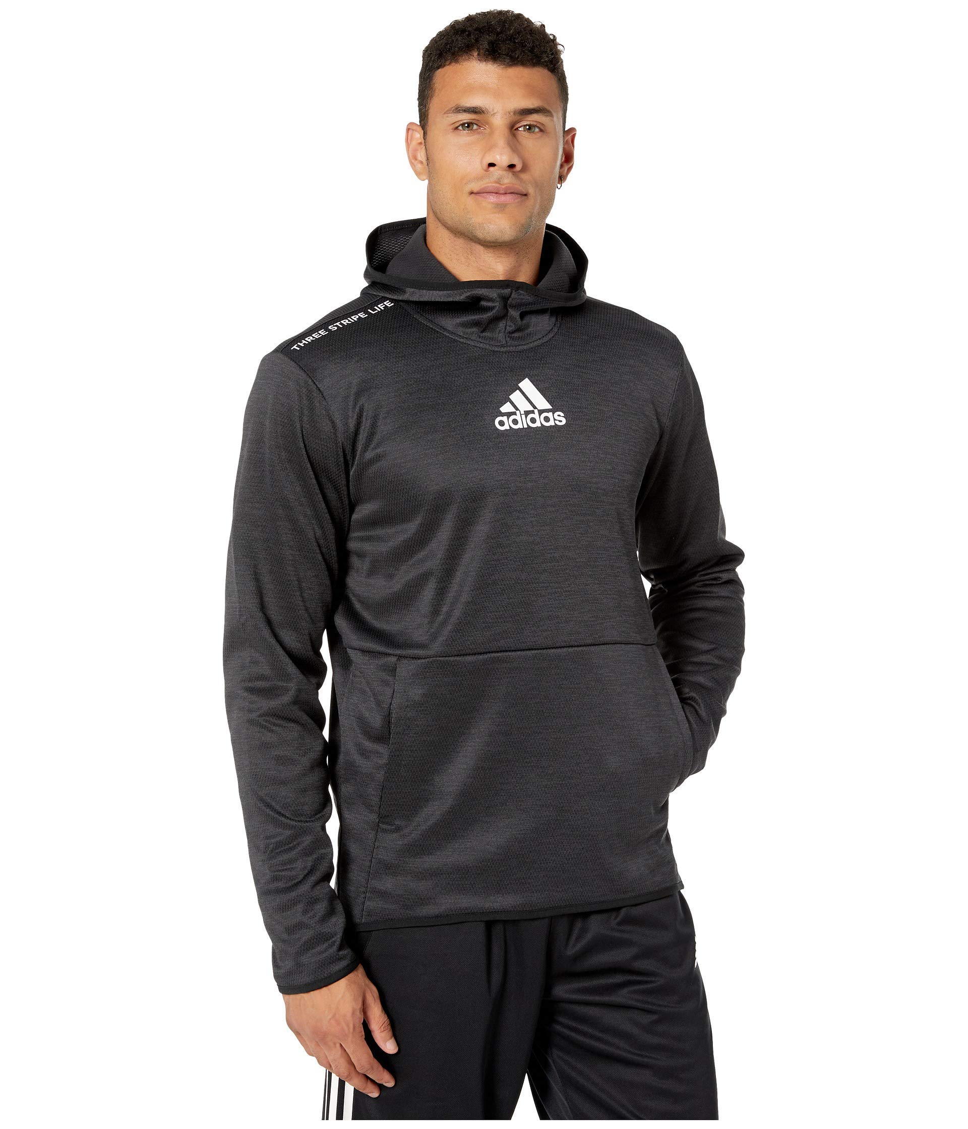 adidas Men's Team Issue Pullover Hoodie - Comfortable Athletic Sweatshirt for Running, Gym & Casual Wear | Moisture-Wicking Fabric for All-Day Comfort