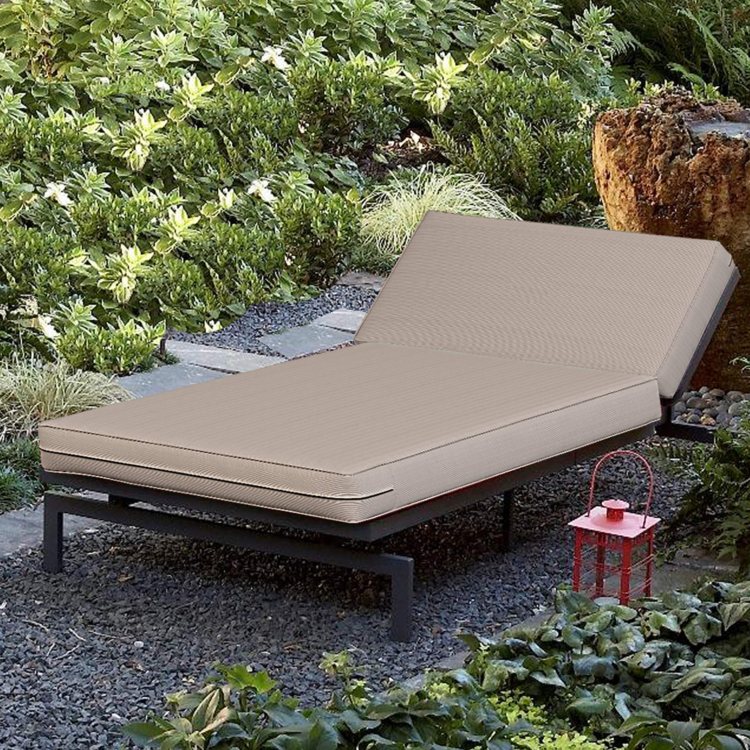 100% Waterproof Mattress Protector Cover - PU Coated Fabric with Double Zipper for Bed, Sofa & Patio Bench (74