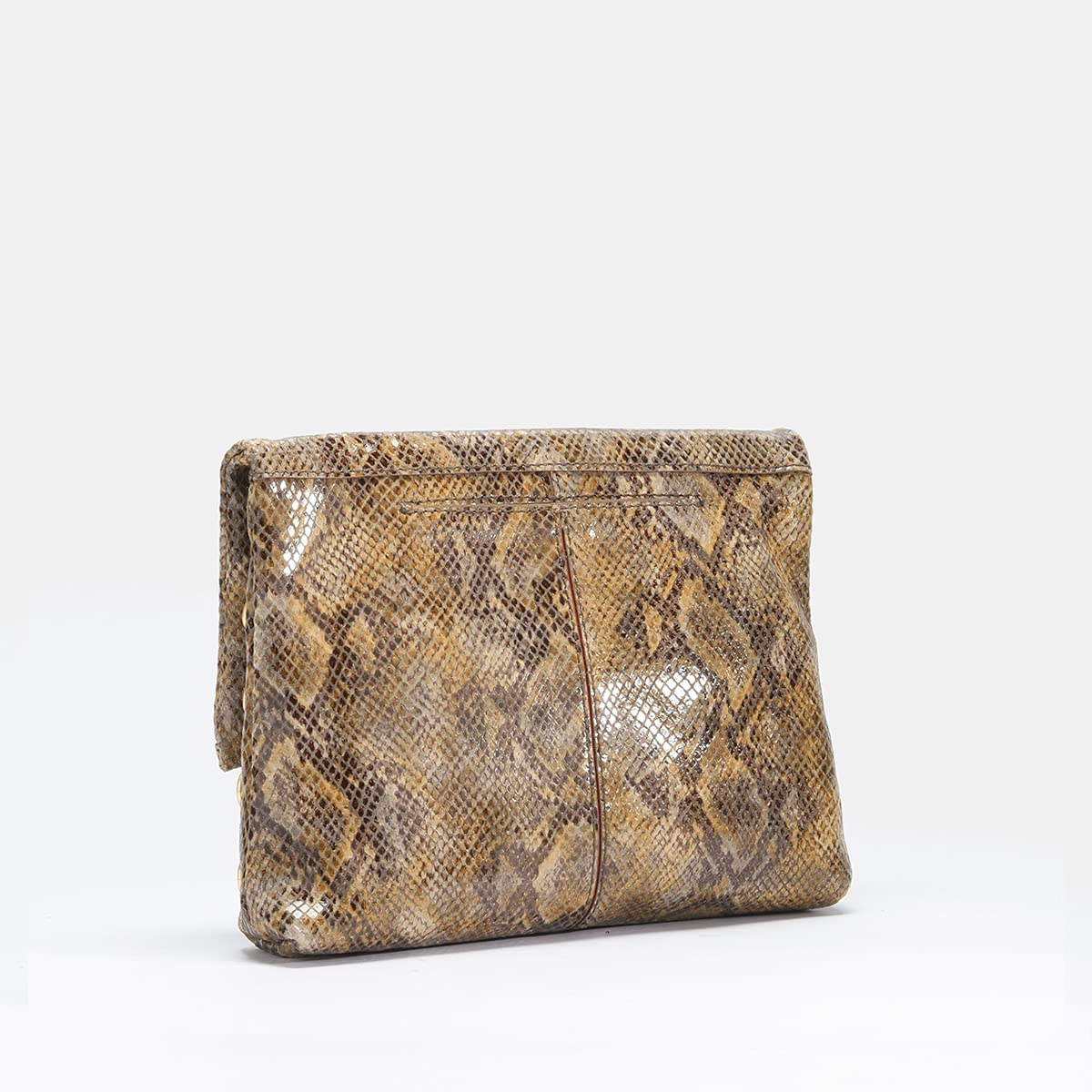 Hammitt VIP Medium Limestone Snake Strap Leather Crossbody Bag with Box Studs - Stylish Women's Purse for Work, Travel & Everyday Use