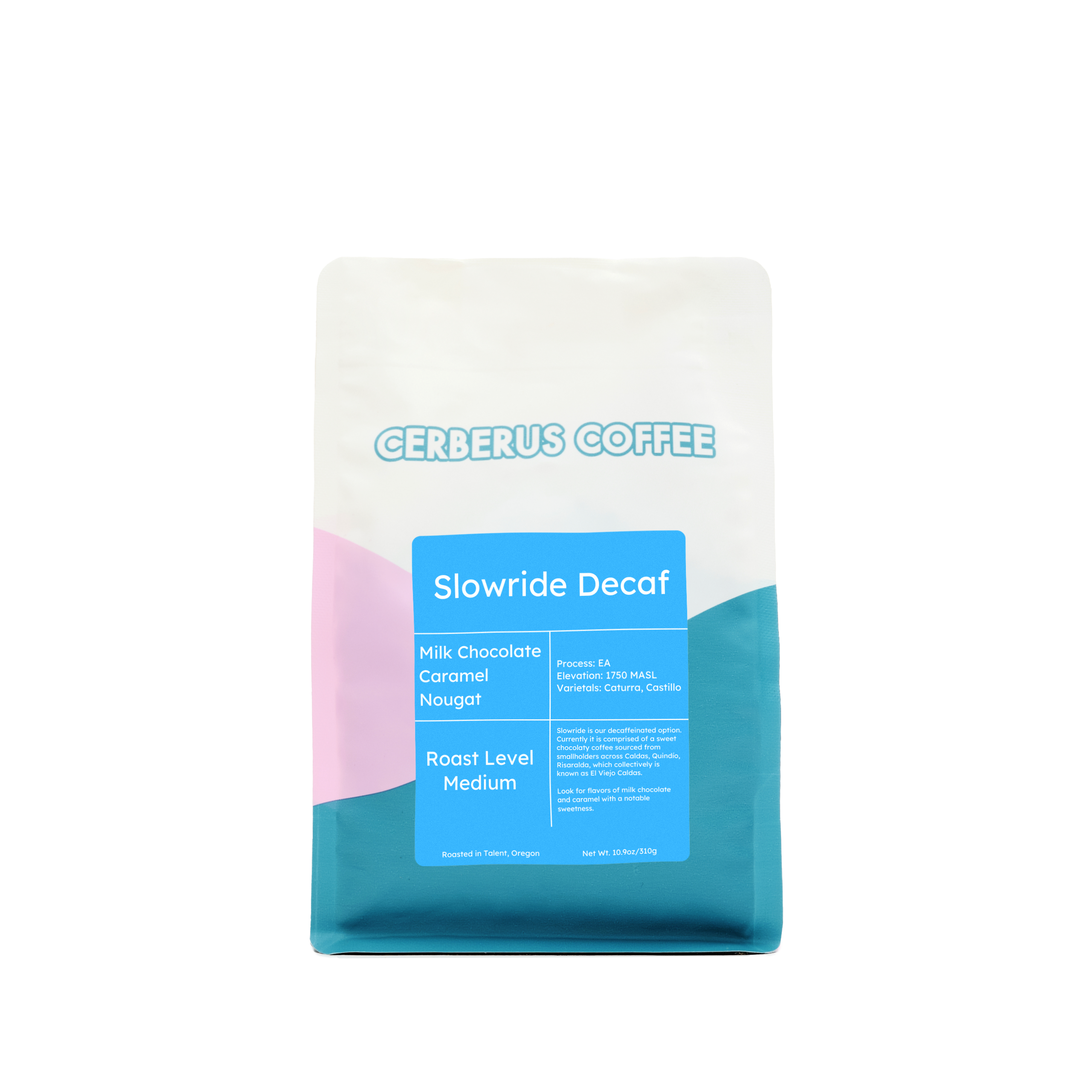 Slowride Decaf Coffee - Premium Decaffeinated Coffee Beans for a Smooth & Relaxing Brew | Perfect for Evening Enjoyment & Stress-Free Moments