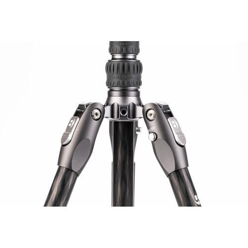 Benro Rhino Carbon Fiber Zero Series Travel Tripod with VX20 Ball Head - Lightweight Compact Tripod for Travel, Hiking & Outdoor Photography (DSLR, Mirrorless Cameras)