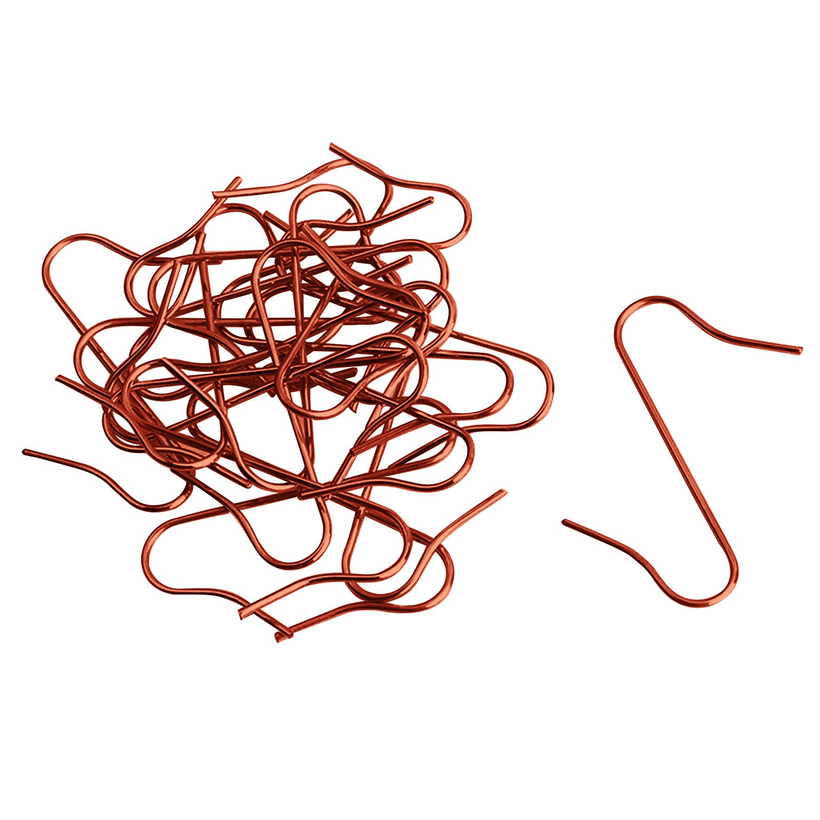 50 PCS Christmas Ornament Hooks - Metal Wire Hangers for DIY Indoor/Outdoor Holiday Decorations, Party Supplies & Tree Decor - Perfect for Xmas Tree Trimming, Home Decoration & Festive Party Setup