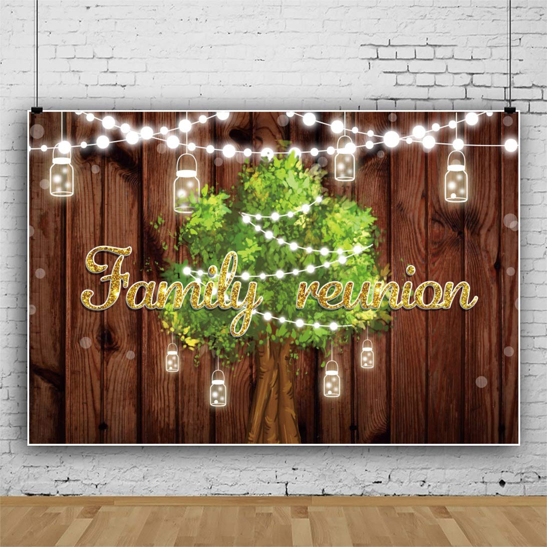5x3ft Rustic Brown Wood Wall Backdrop with Green Christmas Trees - Perfect for Family Reunion Photography, Party Cake Table Decor, and Celebration Photo Studio Props | Ideal for Holiday Gatherings, Birthday Parties, and Professional Photography Sessions