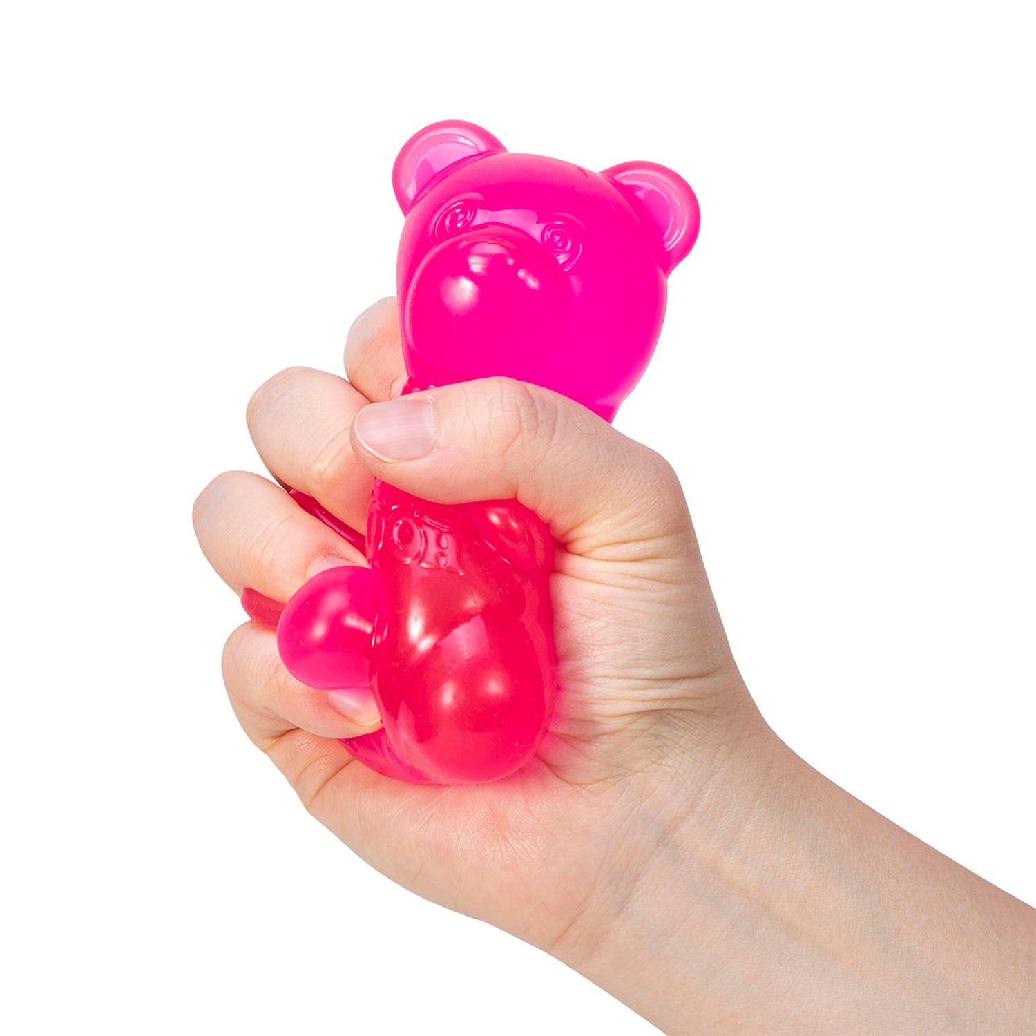NeeDoh Gummy Bear Stress Relief Toy - Squeezable, Stretchy Sensory Fidget Toy for Kids & Adults - Fun Anxiety Relief & Focus Aid for Home, Office, School & Travel