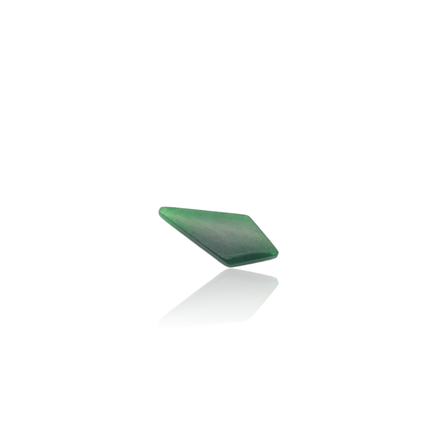 Natural Green Jade Gemstone - 6.71 Carat Certified Loose Stone for Jewelry Making, Healing Crystals & Spiritual Collection