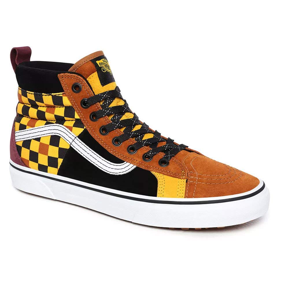 Vans Men's Sk8-Hi 46 MTE DX Sneakers - Waterproof Winter Boots, High-Top Skate Shoes for Men, Multi/Yellow Color - Perfect for Snow, Hiking & Street Fashion