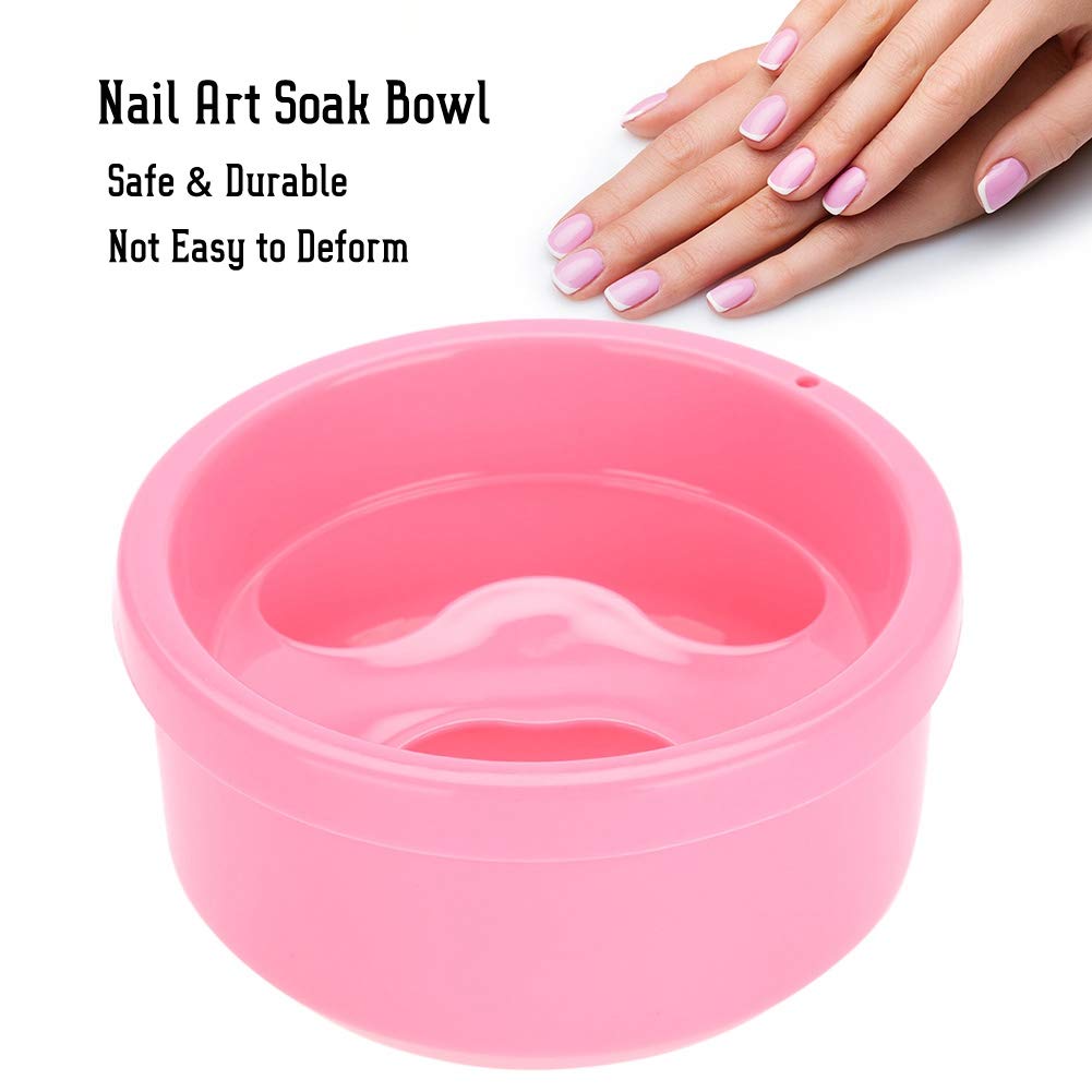 Professional Nail Art Soak Bowl - Manicure Tray for Polish Treatment & False Nail Removal | Nail Care Tool with Sterilization Function | Perfect for Salon, Home Spa & DIY Nail Treatments