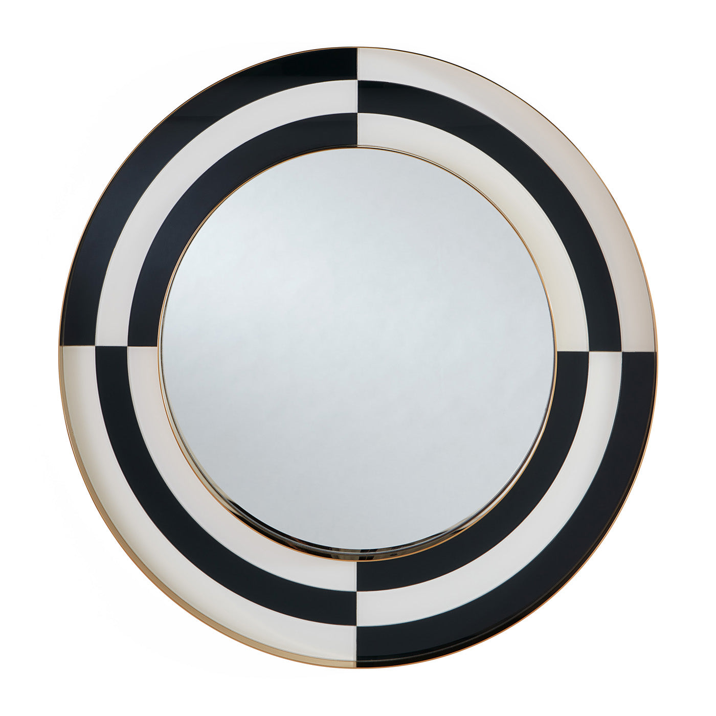 Op Art Mirror - Modern Abstract Wall Decor for Living Room, Bedroom & Office - Unique Optical Illusion Design for Home & Office Decor
