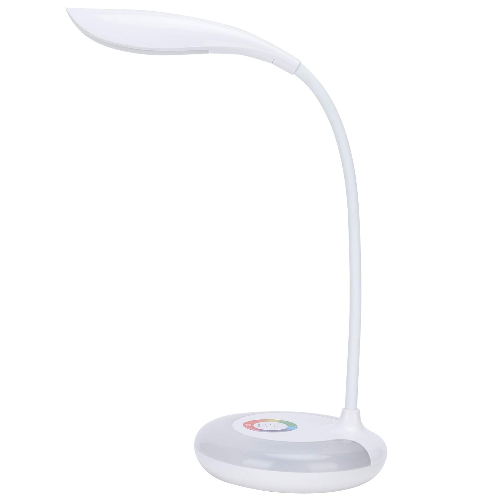 Rechargeable LED Desk Lamp with Touch Dimming - 5W Eye-Caring Table Light for Study, Office, Bedroom & Dorm - Plug-in Power (Perfect for Students, Work from Home & Night Reading)