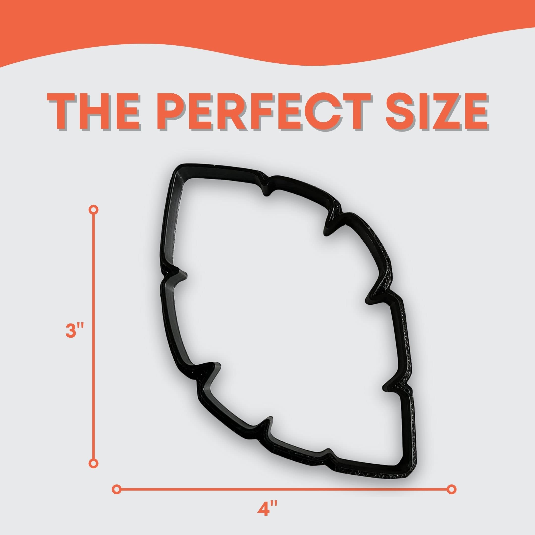 4.5 Inch Palm Leaf Shaped Cookie Cutter - Tropical Beach Theme Baking Tool for Sugar Cookies, Cake Decorating, and Summer Party Desserts