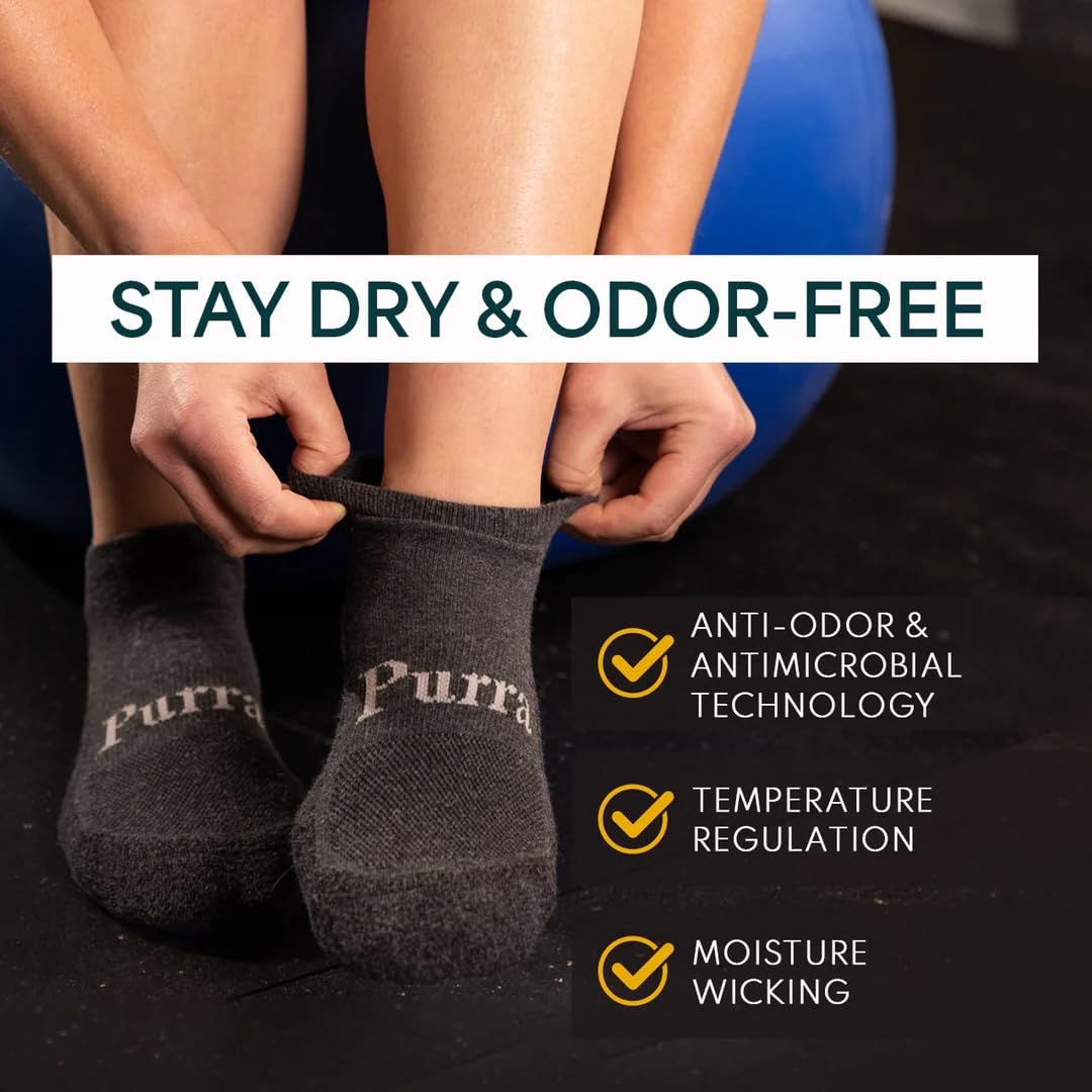 Breathable Moisture-Wicking No Show Socks for Men & Women - Unisex Cushioned Compression Socks with Arch Support (6-Pack, X-Large, Multicolor) - Perfect for Running, Gym & Casual Wear