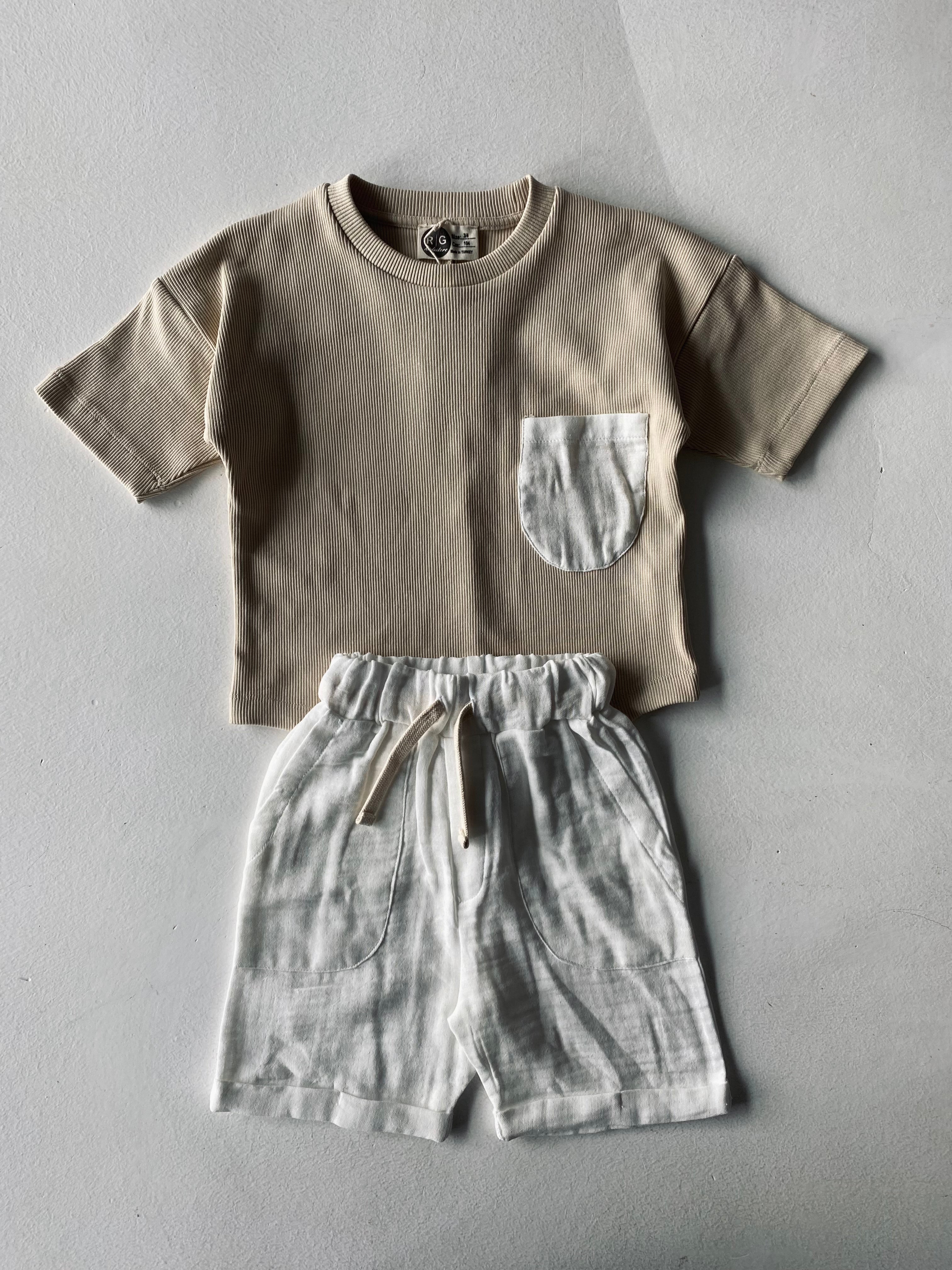Kids T-Shirt and Shorts Set for Ages 3-9 | Comfortable Cotton Outfit for Boys & Girls | Perfect for Playtime, School & Summer Activities
