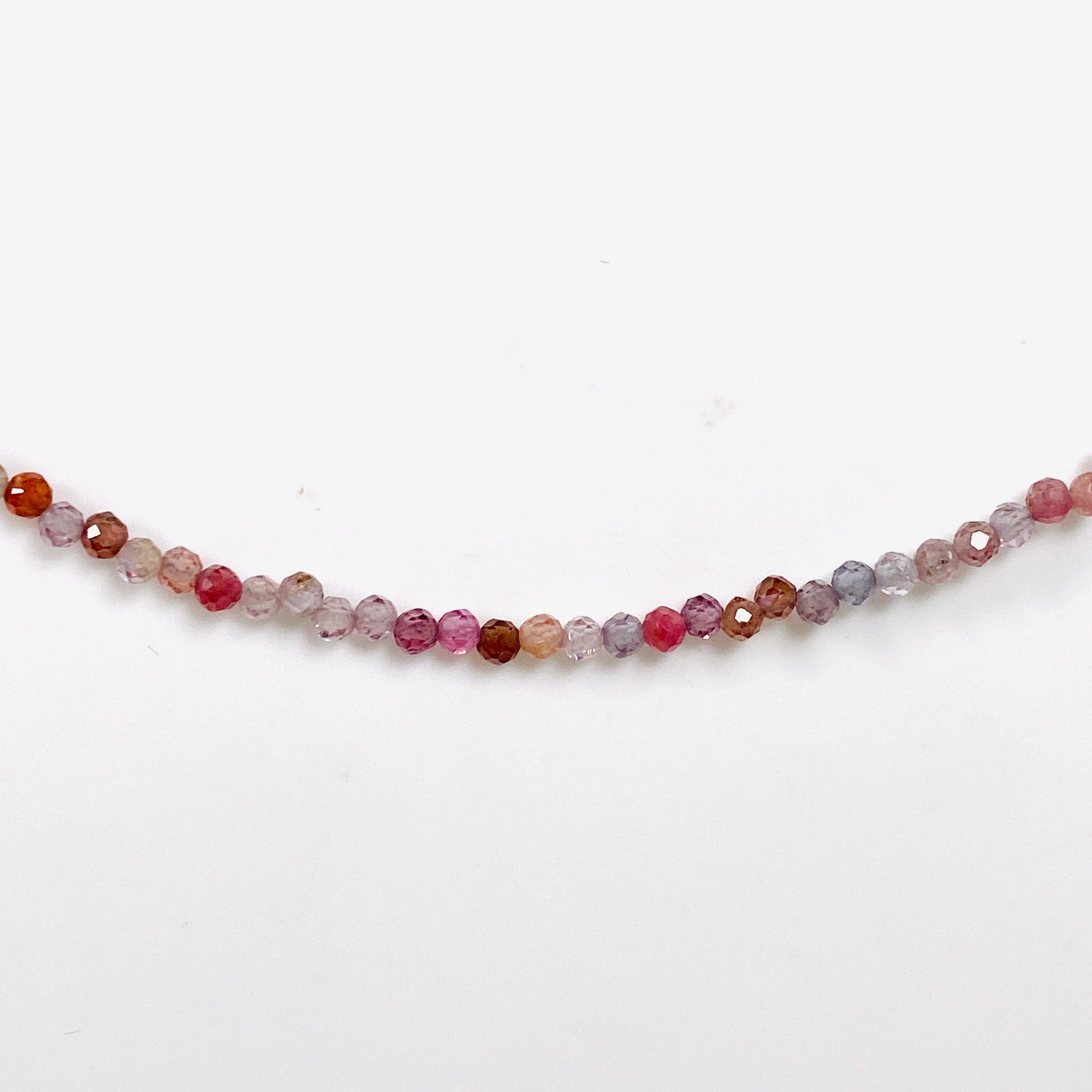 Spinel Micro Bead Necklace - Elegant Gemstone Jewelry for Women | Perfect for Parties, Weddings & Everyday Wear