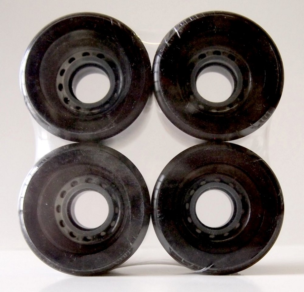 Everland 65x51mm Skateboard Wheels - High Performance Urethane Wheels for Smooth Riding - Perfect for Street, Park, and Cruising Skateboards