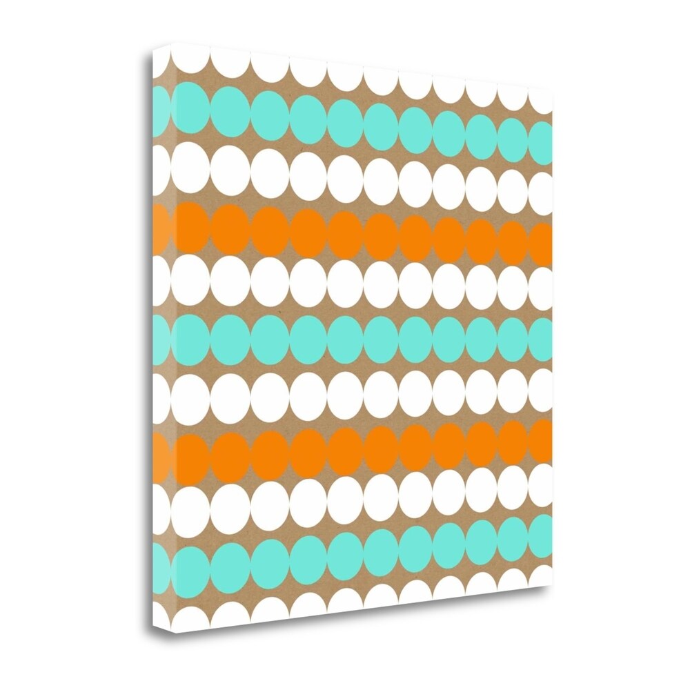 Birthday Dots by Linda Woods - Fine Art Giclee Print on Gallery Wrap Canvas - Ready to Hang Wall Art - Perfect for Home Decor, Office & Gift Giving