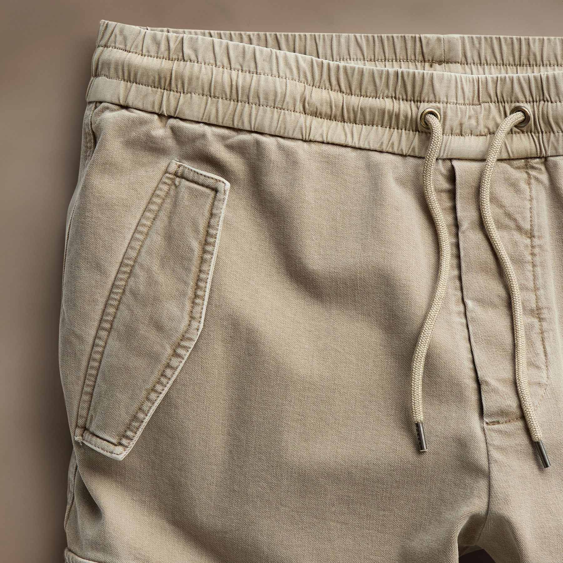 Men's Woven Terry Cargo Pants - Comfortable & Stylish Casual Workout Joggers for Outdoor Activities, Gym, and Travel