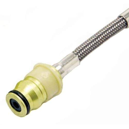 McLeod Racing 139204-40 Steel Braided Quick Disconnect Brake Line (40in - Male To AN4F) - High Performance Hydraulic Hose for Racing & Off-Road Vehicles - 1 Pack - Perfect for Drift Cars, Drag Racing & Off-Road Trucks