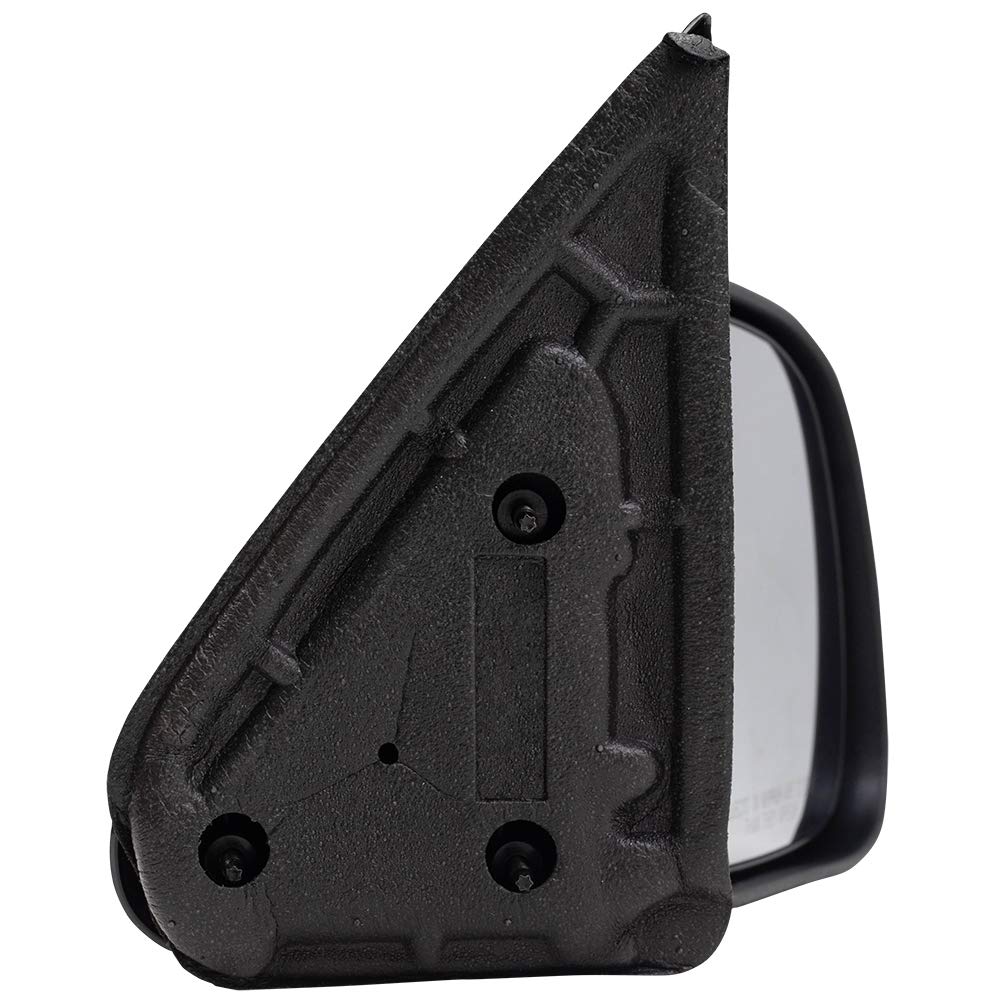 Replacement Manual Side Door Mirror for 99-06 Chevy Silverado Pickup Truck - Textured Cap - Passenger Side - OEM 25876715 - Perfect for Parking & Blind Spot Visibility
