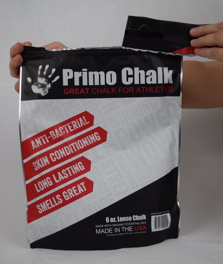 Primo Gym Chalk for Climbing & Weightlifting - Premium Magnesium Carbonate Powder for Better Grip | Sweat-Absorbing, Non-Slip Hand Chalk | Ideal for Rock Climbing, CrossFit, Powerlifting & Gym Workouts