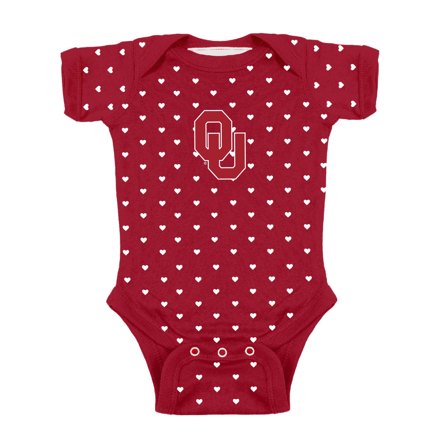 Hearts Baby Onesie Bodysuit - Cute Newborn Baby Girl Clothes for 0-3 Months | Soft Cotton Infant Romper for Photos, Gifts & Everyday Wear