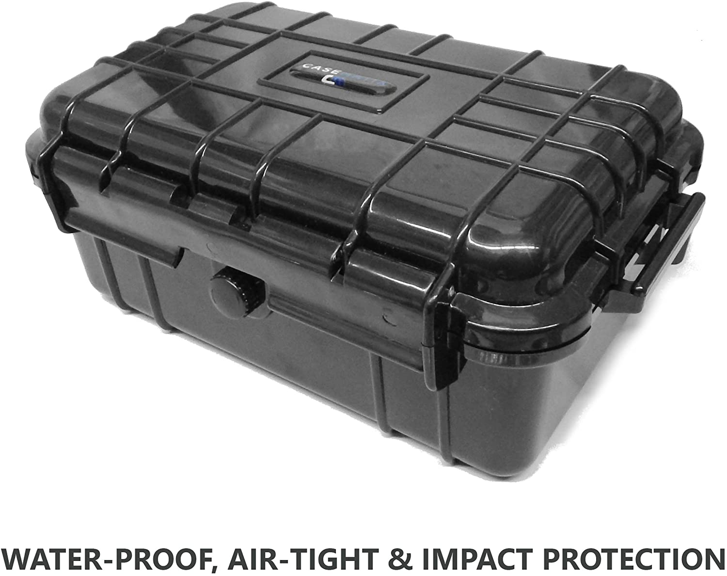 CASEMATIX Hard Shell 9mm Ammo Box - Waterproof Airtight Ammo Case for 5.56, .223 & 9mm Bullets - 84 Slot Custom Foam Insert with Impact Protection - Ideal for Range Shooting, Hunting & Ammo Storage