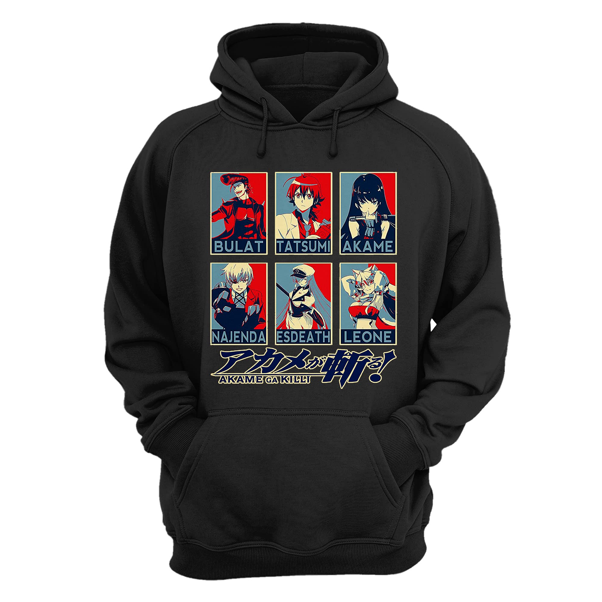 Kloudave Akame Ga Kill Hoodie - Unisex Anime Manga Merch for Women & Men | Soft Fabric Pullover | Perfect for Cosplay, Anime Conventions & Casual Wear