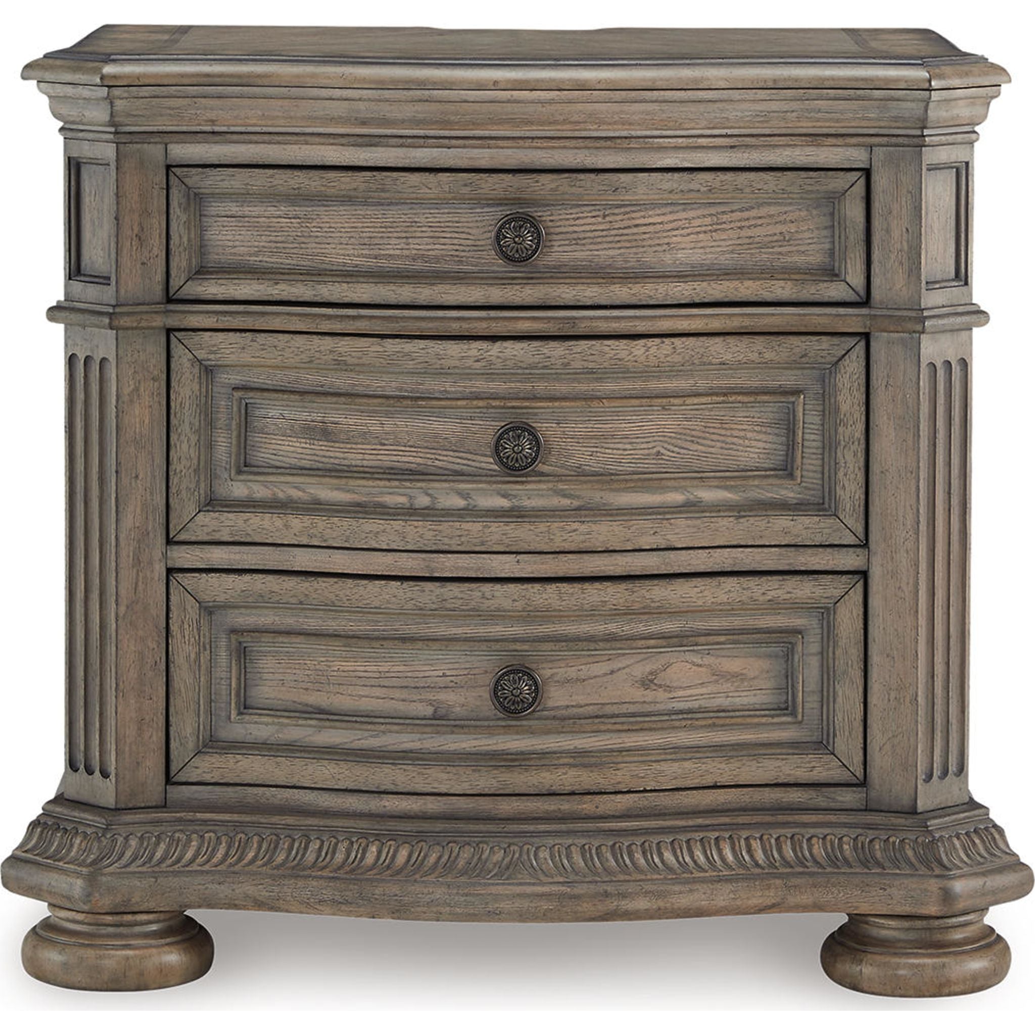 Ardenfield Nightstand - Light Brown Wood Bedside Table with Drawer for Bedroom, Living Room & Guest Room