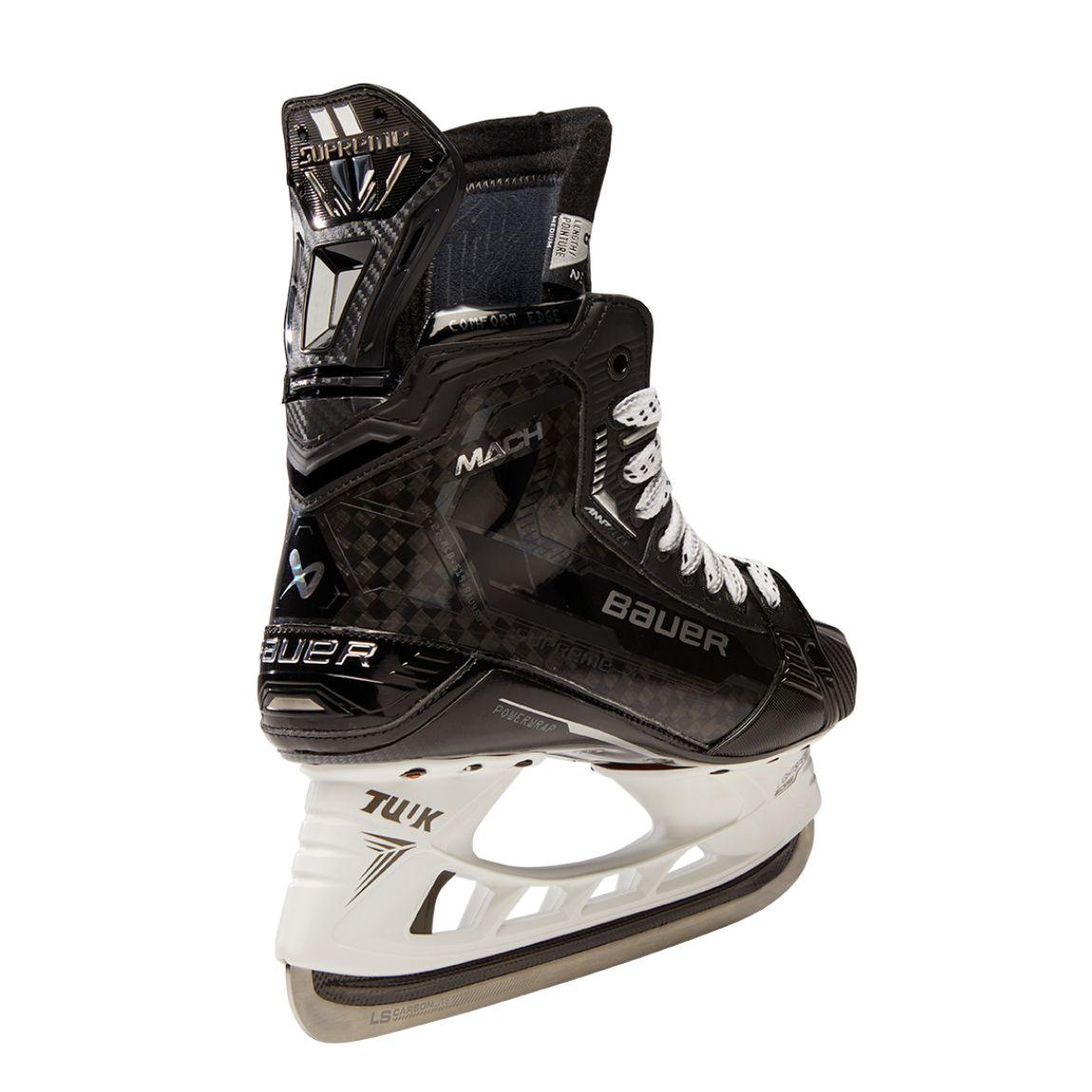 Bauer Supreme Mach Skates - Intermediate Hockey Skates for Youth & Adults - Perfect for Ice Hockey Training & Competitive Games