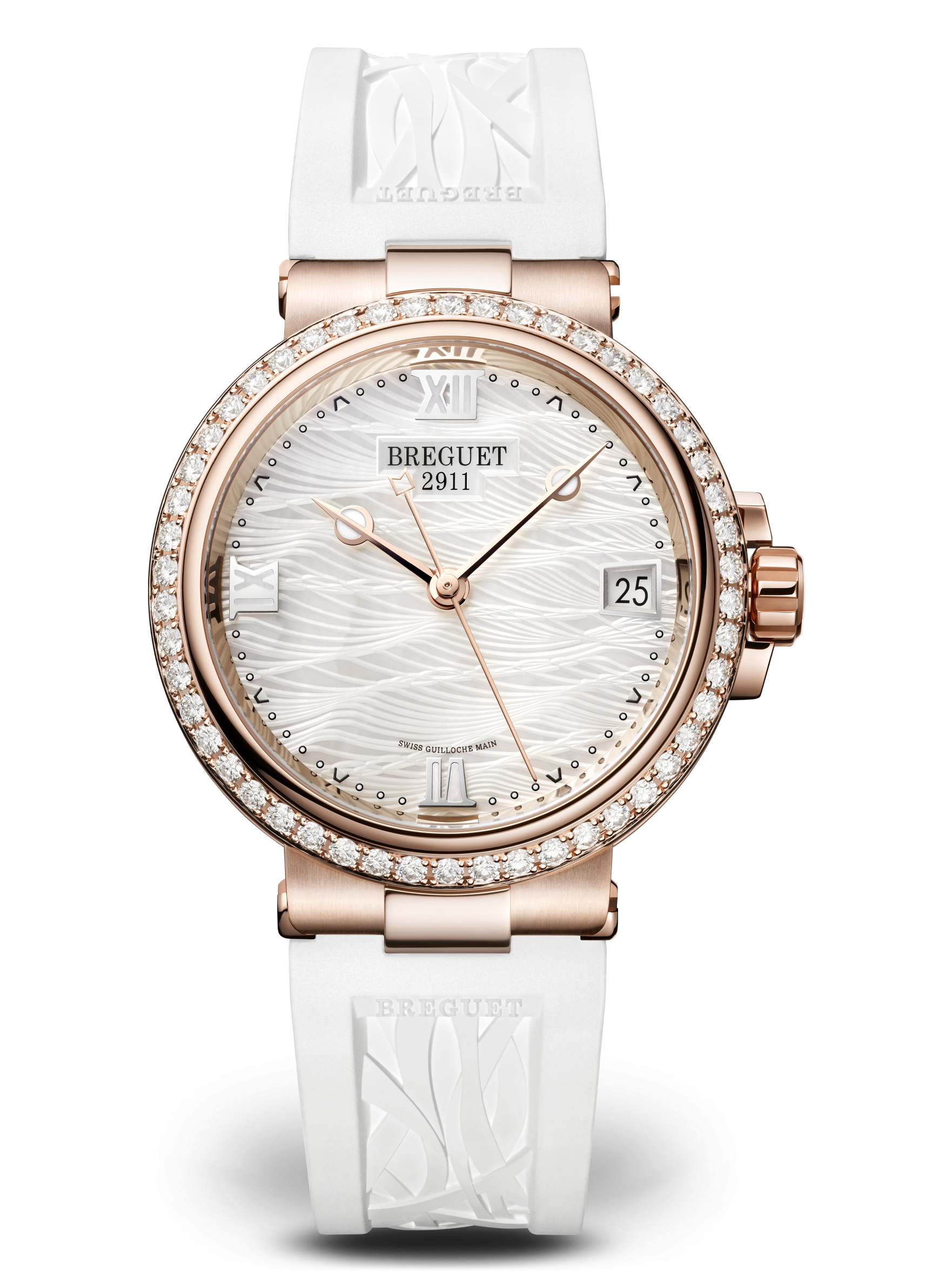 Breguet Marine Dame 9518 Women's Watch - 18K Rose Gold Luxury Timepiece for Elegant Occasions & Formal Events