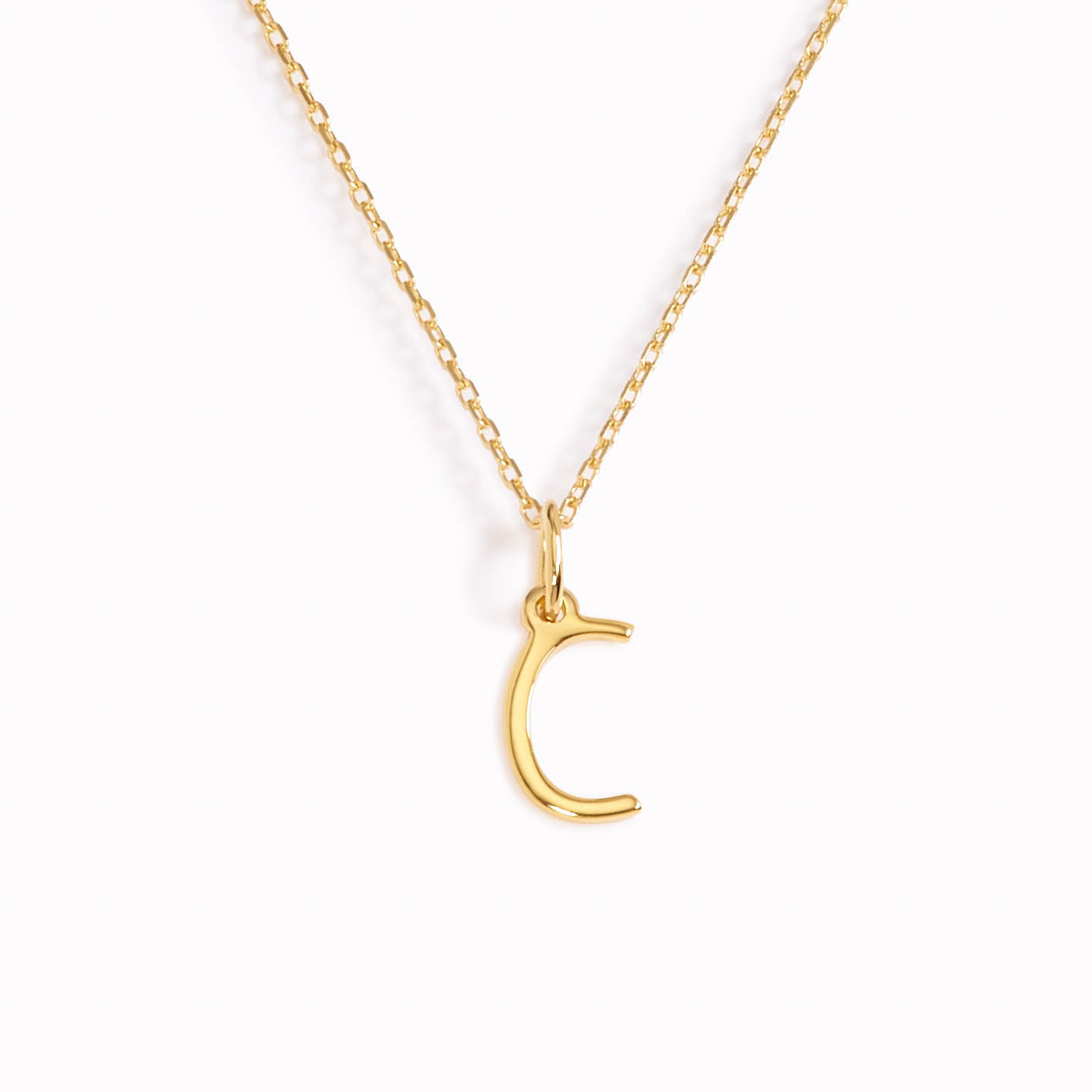 Personalized Gold Initial Necklace for Women - Custom C Letter Pendant Necklace Jewelry Gift for Mom, Wife, Girlfriend - Perfect for Birthdays, Anniversaries & Valentine's Day