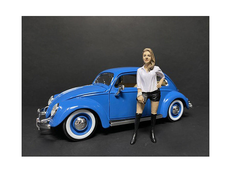 1/24 Scale Partygoers Figurine VII - Realistic Miniature People for Model Cars & Dioramas by American Diorama - Perfect for Car Shows, Train Layouts & Tabletop Displays