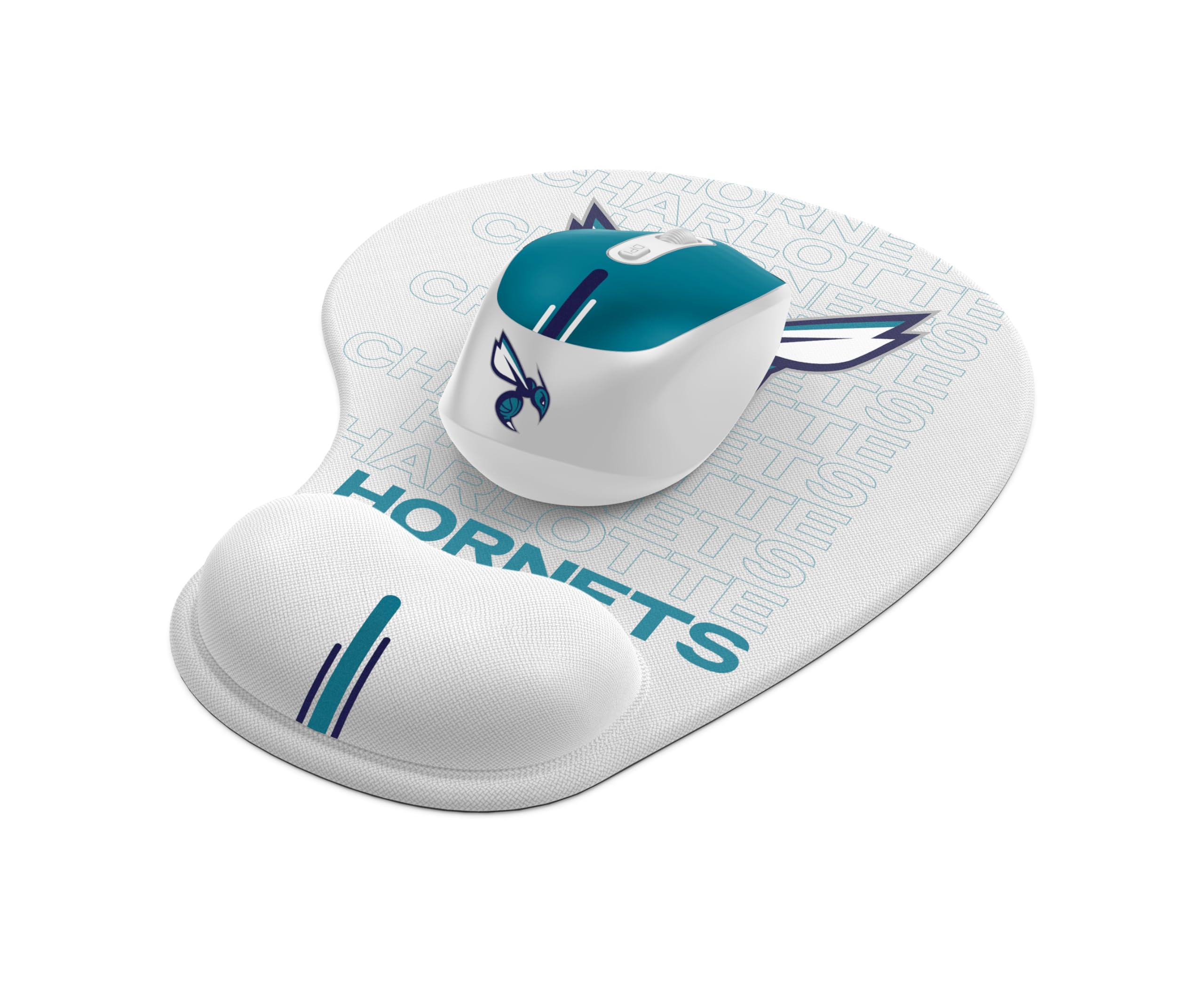 SOAR NBA Wireless Gaming Mouse with RGB Lighting & Large Mouse Pad - Ergonomic Design for PC, Laptop, Mac - Perfect for Basketball Fans, Gamers & Office Work