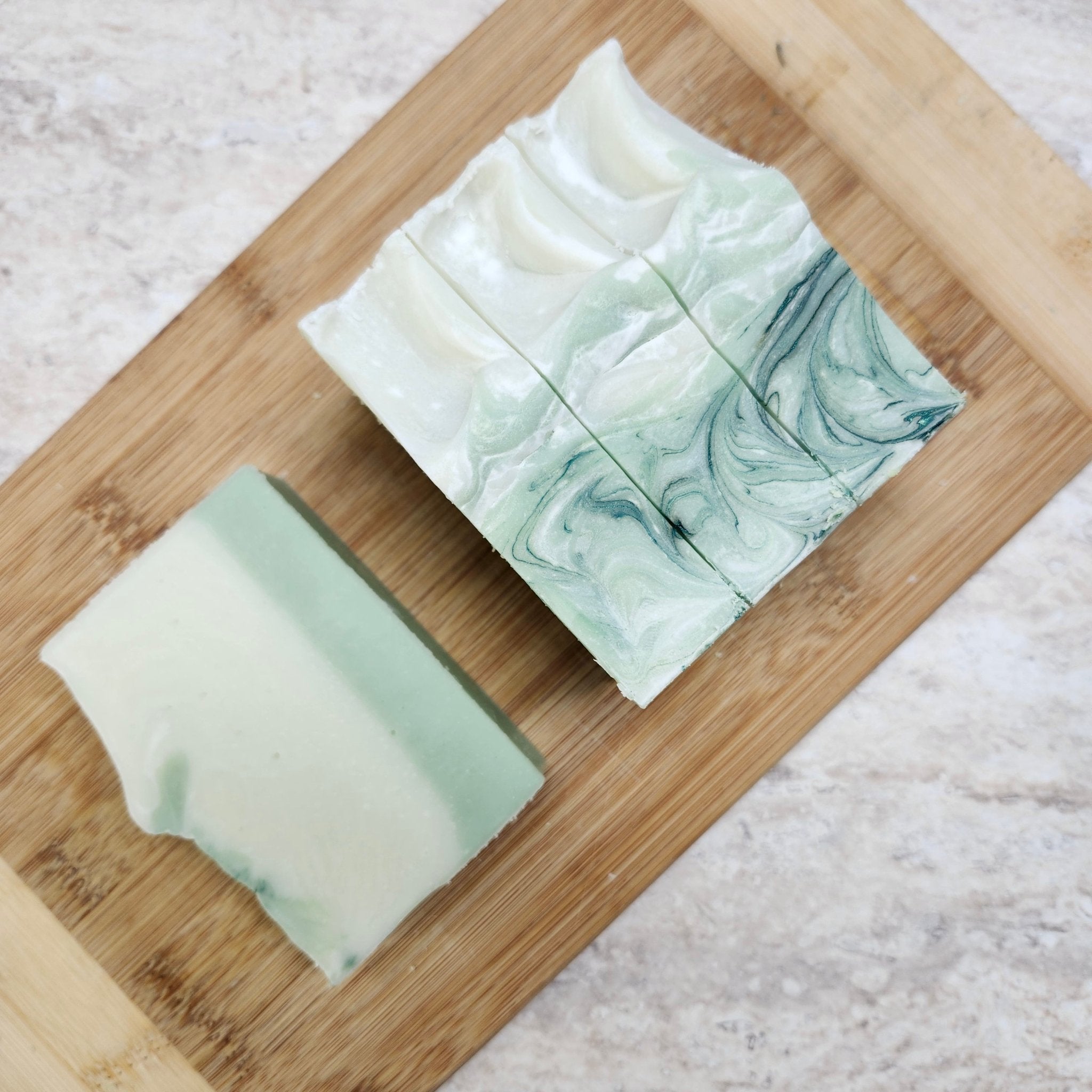 Invigorate Tea Tree & Peppermint Handmade Soap - Natural Antibacterial & Refreshing Body Cleanser for Acne-Prone Skin | Perfect for Daily Shower & Hand Washing