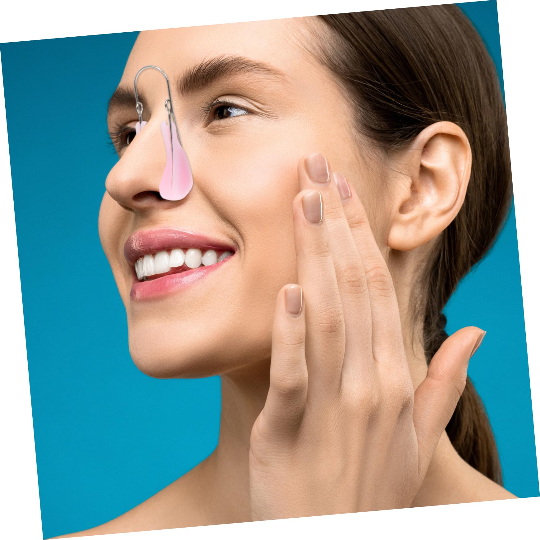 Premium Silicone Nose Shaper Clip - Nose Lift & Reshape Beauty Tool for Women | Comfortable & Reusable Nose Clamps for Daily Use, Makeup Application & Facial Massage