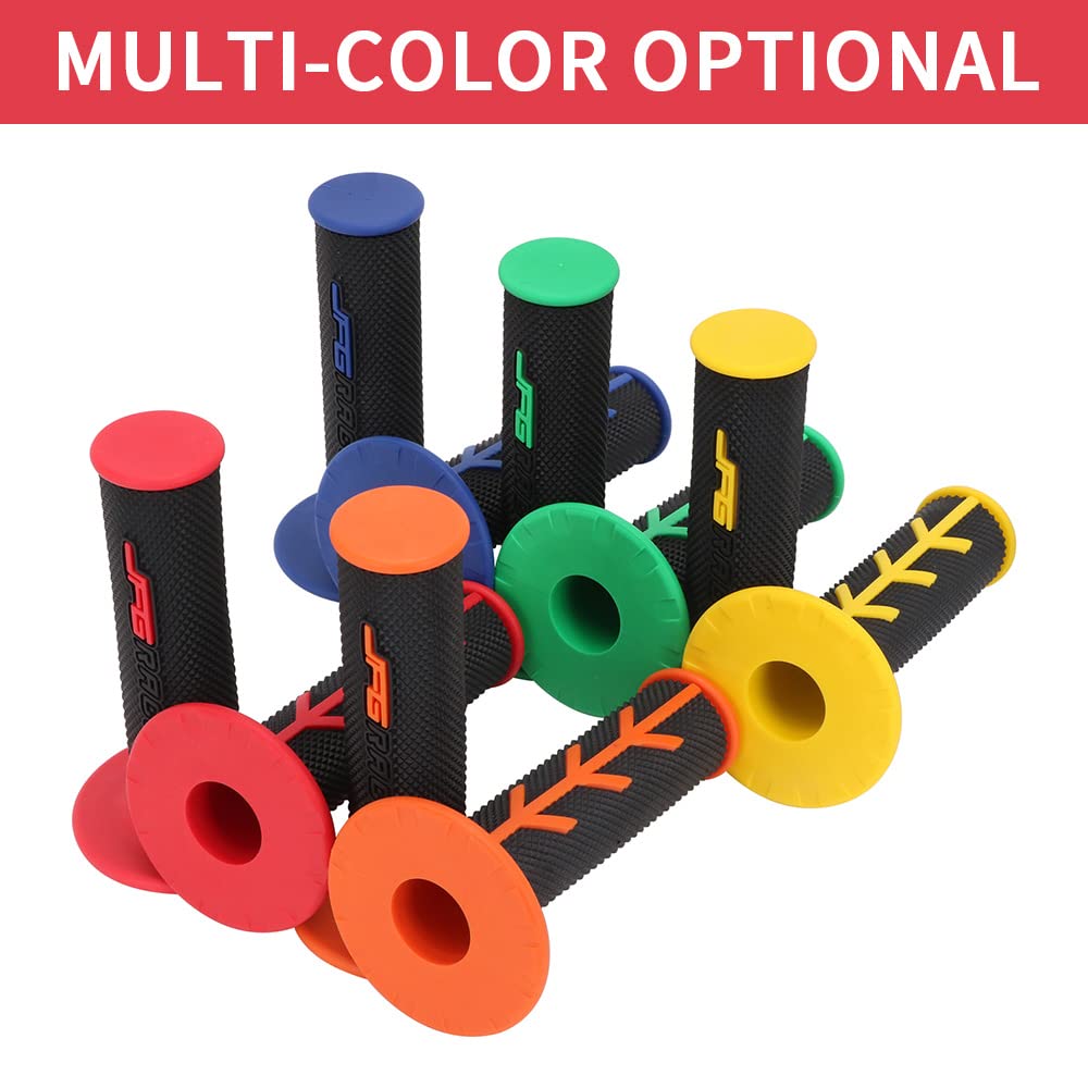 JFG RACING Dirt Bike Handlebar Grips & Cross Bar Pad Kit - 7.87