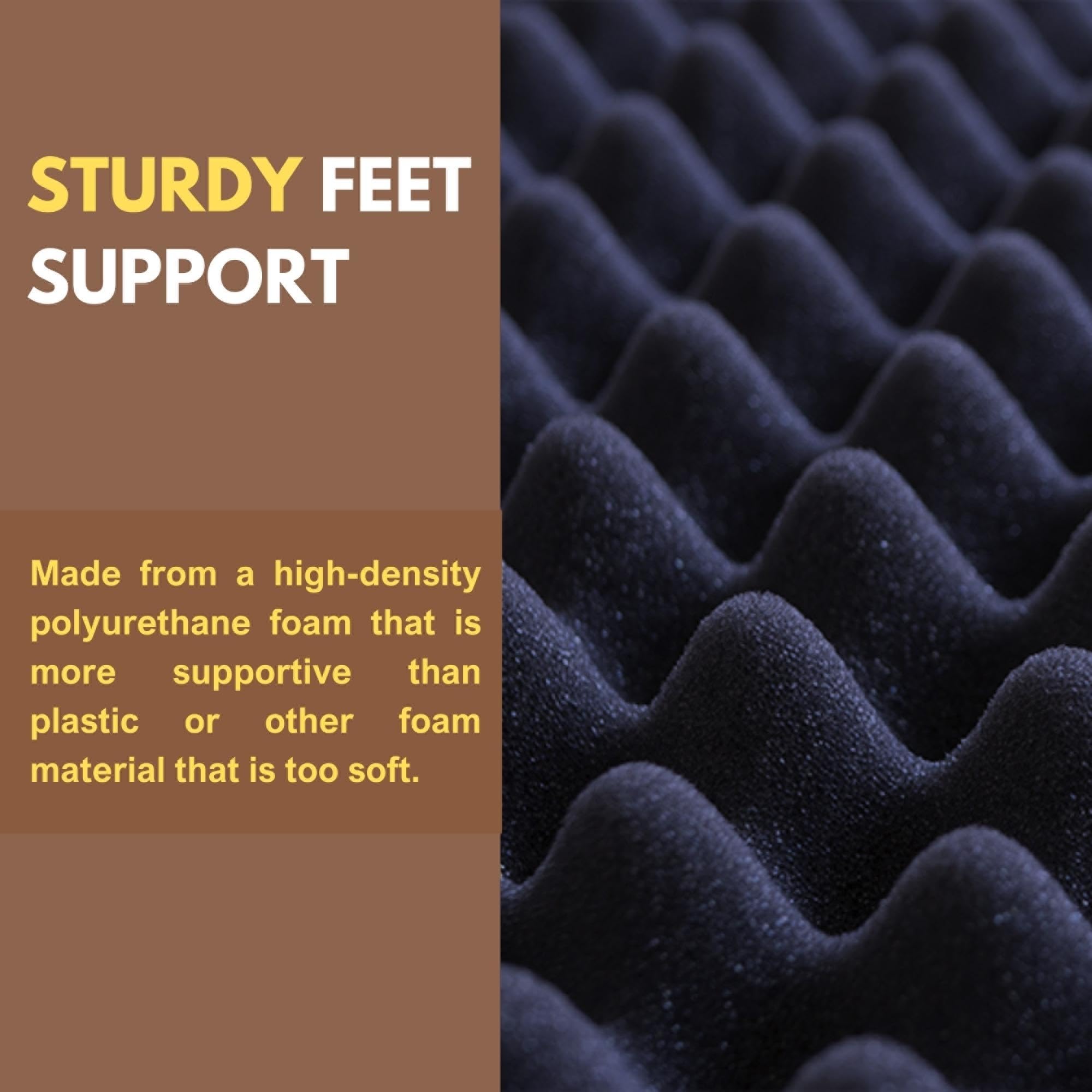Ergonomic Under Desk Foot Rest Pillow for Office & Home - Adjustable Foot Stool for Workstation Comfort - Perfect for Long Sitting Hours at Computer Desk (Ideal for Office Workers, Gamers & Remote Workers)