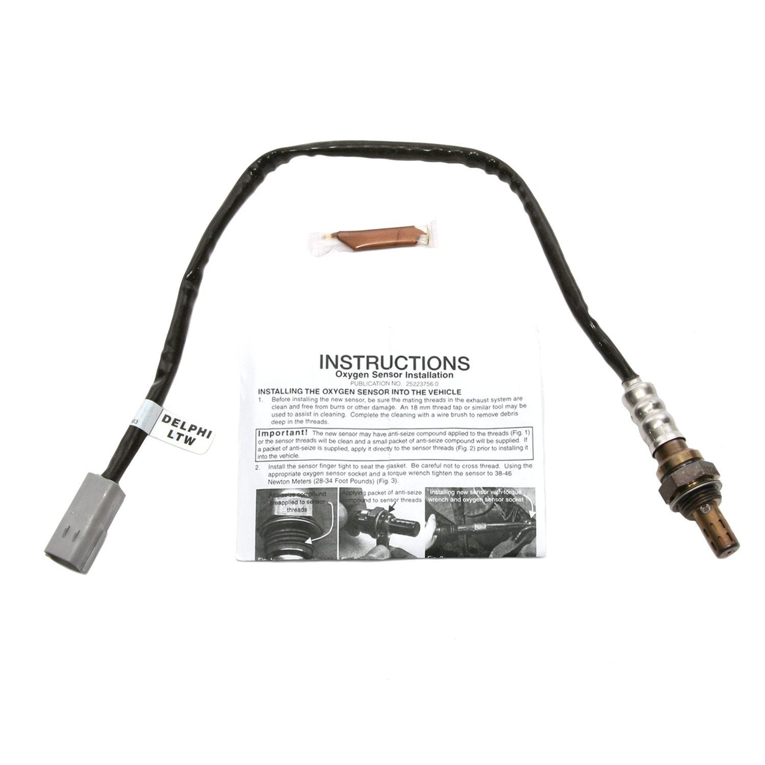 Delphi ES11076 Oxygen Sensor - High Performance O2 Sensor for Cars, Trucks & SUVs | Reliable Fuel Efficiency & Emissions Control | Perfect for Daily Commute, Road Trips & Off-Road Adventures