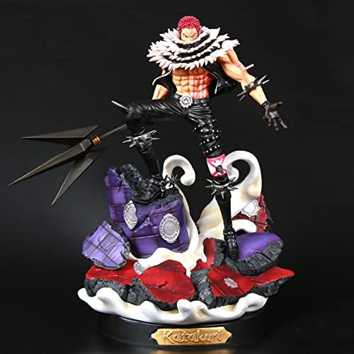 Premium 37cm One Piece Charlotte Katakuri PVC Action Figure - Anime Collectible Statue Model Toy for Display & Gift | Perfect for Anime Fans, Home Decor, and Office Collection