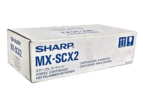 Sharp MX-SCX2 Laser Staple Cartridge - 3 Pack | High-Quality Replacement Toner for Sharp Copiers | Perfect for Office Printing & Document Stapling