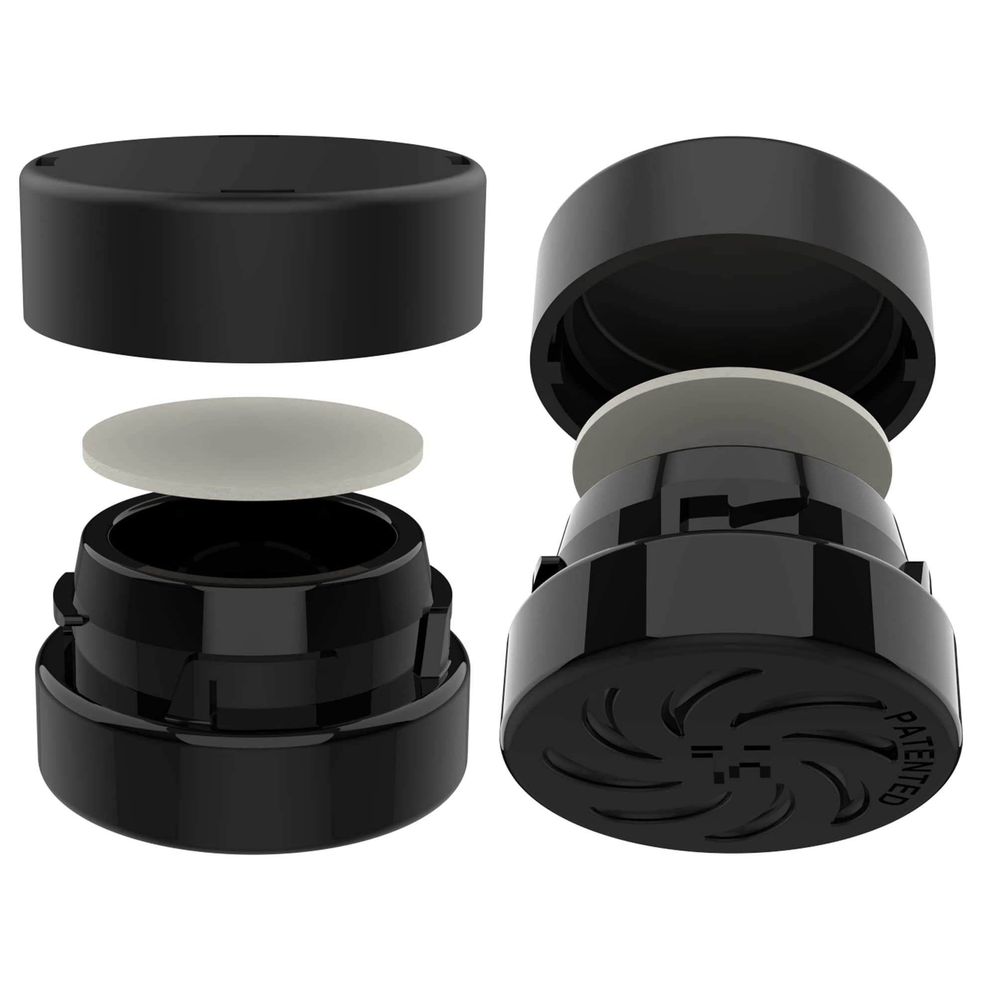 5ml Black Glass Jars with Child-Resistant Lids for Oil, Wax & Cosmetics Storage - 400 Pack