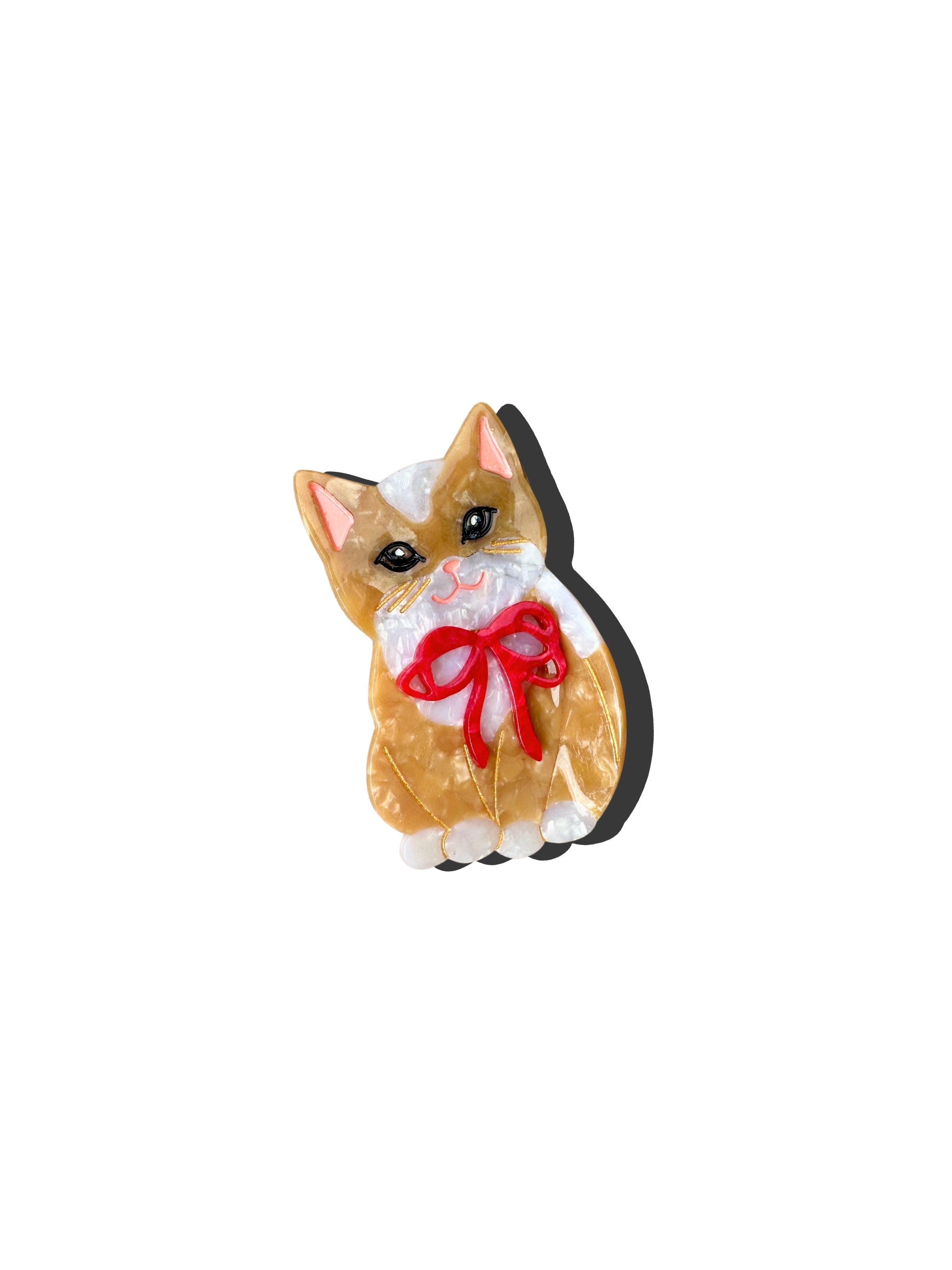 Hand Painted Kitten Paw Hair Clips for Women - Cute Animal Hair Accessories for Girls, Teens & Adults - Perfect for Parties, Weddings & Everyday Wear