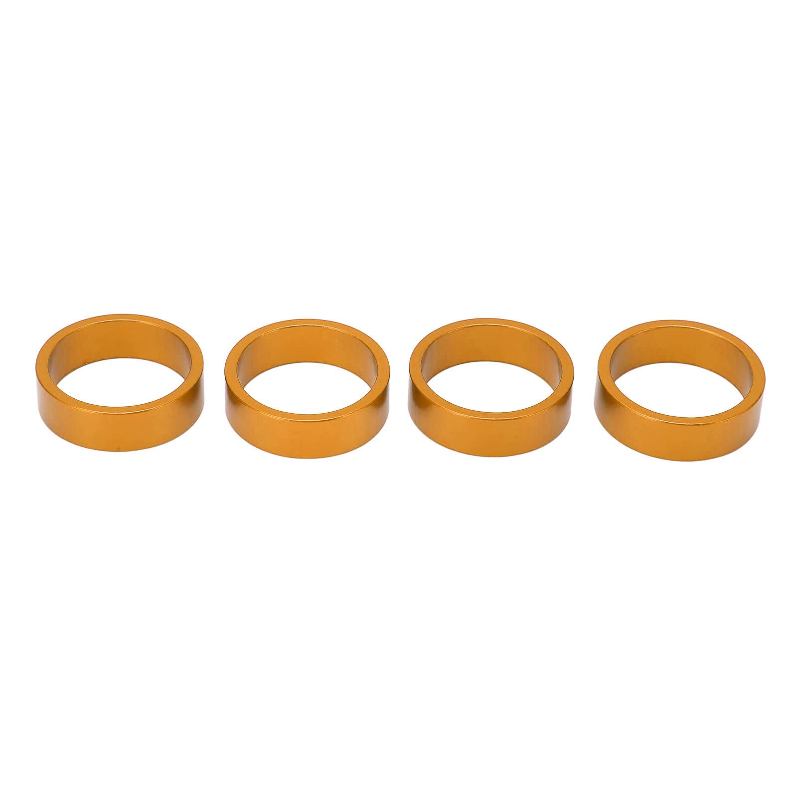 Bediffer Handlebar Stem Spacers - Rustproof Headset Spacers for Road & Mountain Bikes | Easy Installation, Durable Gold Alloy | Perfect for Bike Maintenance & Upgrades