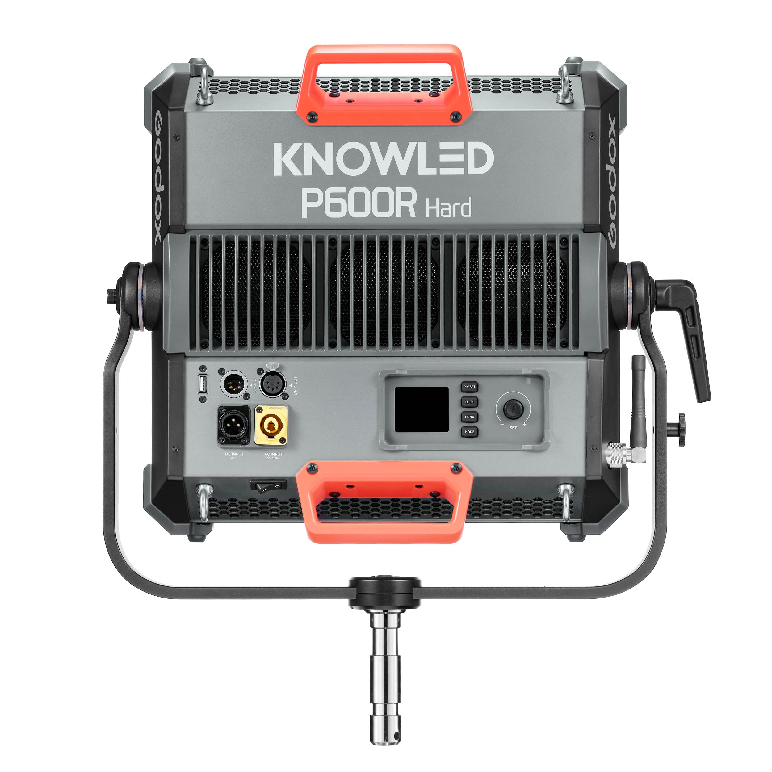 KNOWLED P600R 1x1 Foot RGBWW Hard Cine LED Panel - Professional Studio Lighting for Film, Photography & Video Production