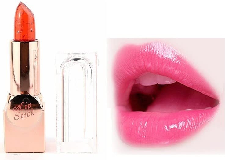 Natural Look Color Changing Gel Lipstick - Moisturizing & Long Lasting - Flattering Hue for All Skin Tones - Perfect for Daily Wear, Date Night & Special Occasions