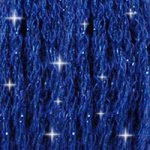DMC C820 Mouliné Étoile Shimmer Embroidery Floss - Very Dark Royal Blue Thread for Cross Stitch, Needlework & DIY Crafts - Perfect for Handmade Gifts, Home Decor & Fashion Accessories