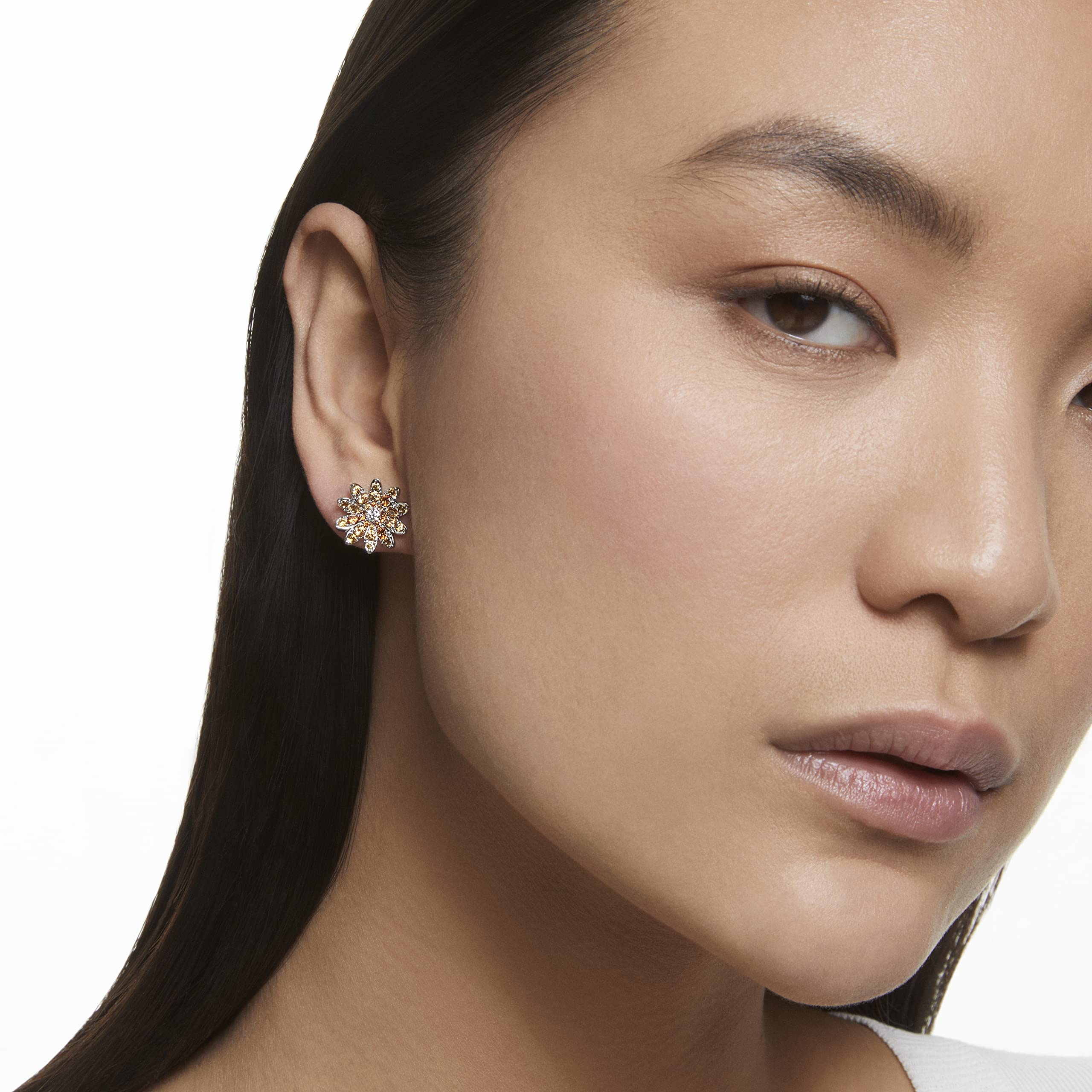 Swarovski Eternal Flower Jewelry Collection - Elegant Bangle Bracelets, Dangle Earrings & Pendant Necklaces for Women | Perfect for Weddings, Anniversaries & Special Occasions