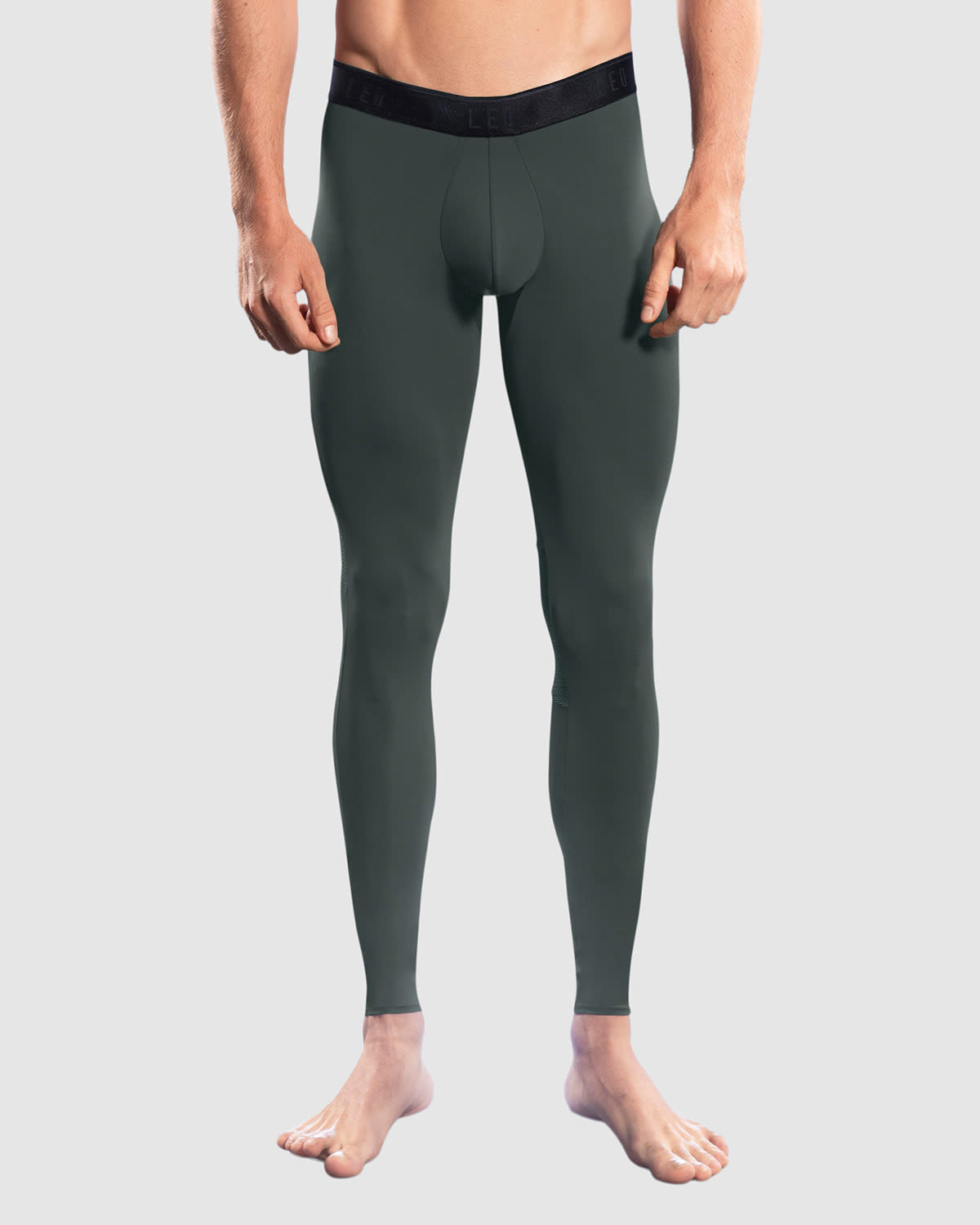 Men's Workout Tights - High Performance Compression Pants for Running, Gym & Training - Moisture Wicking & Breathable Activewear