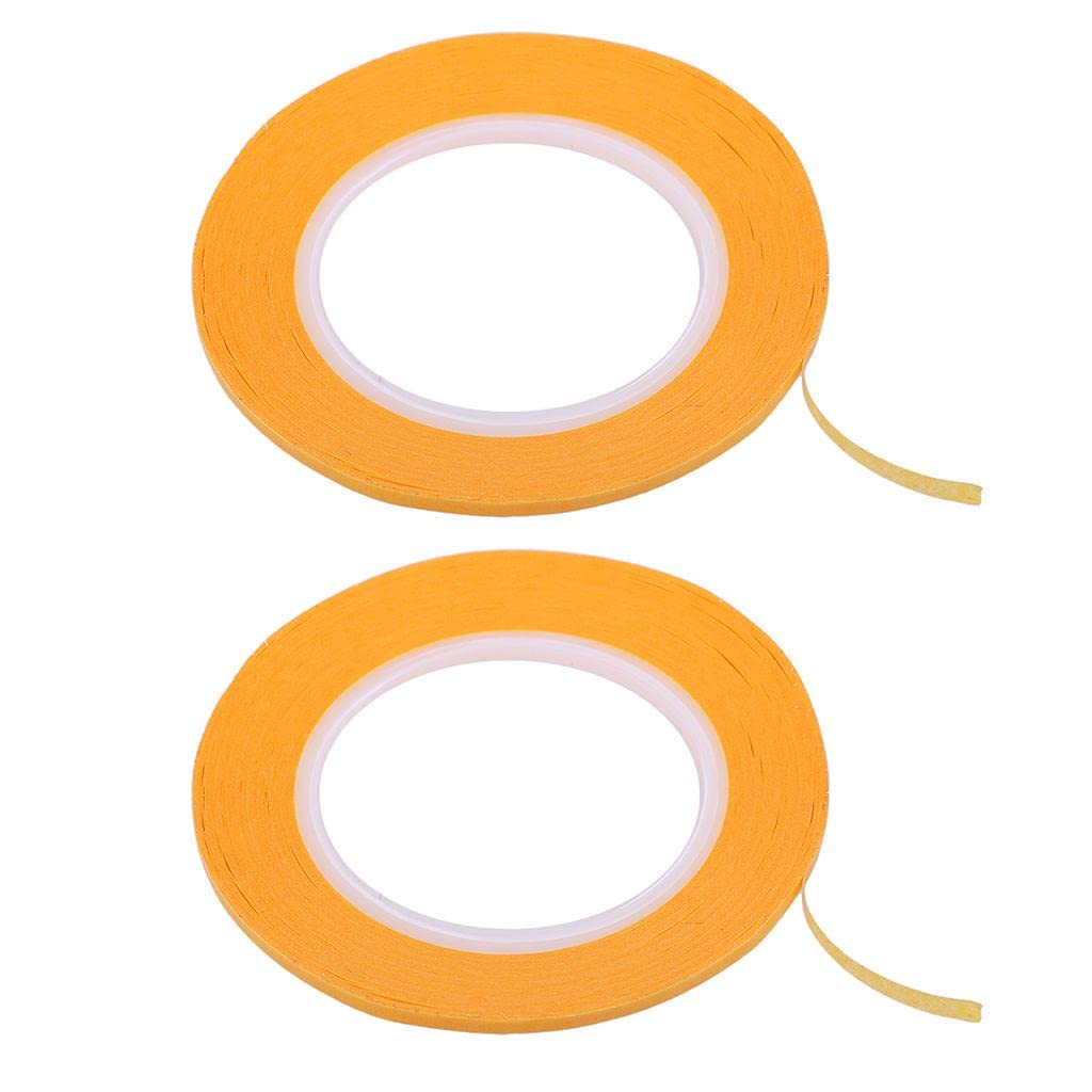 Yotijay 18m Professional Painting Edging Tool - 2mm/3mm/4mm Masking Tape Set (Includes 1pc 2mm & 1pc 3mm) for Perfect Wall Lines - DIY Home Improvement, Wall Painting, Craft Projects